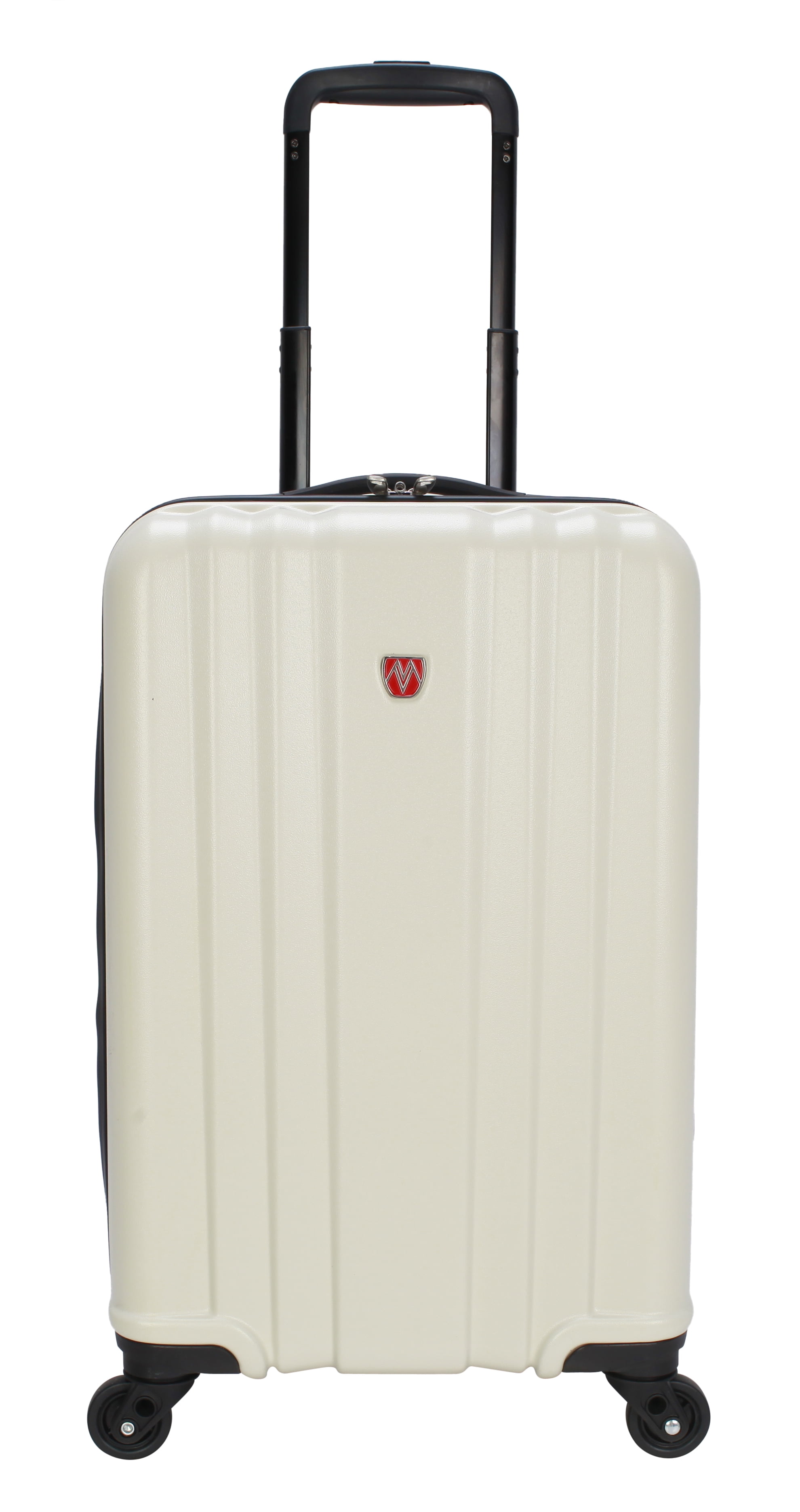 Moda ABS Hard Side 3 Piece Luggage Set, Includes 28-inch and 24-inch Checked and 20-inch Carry-on Luggage, White - Image 4