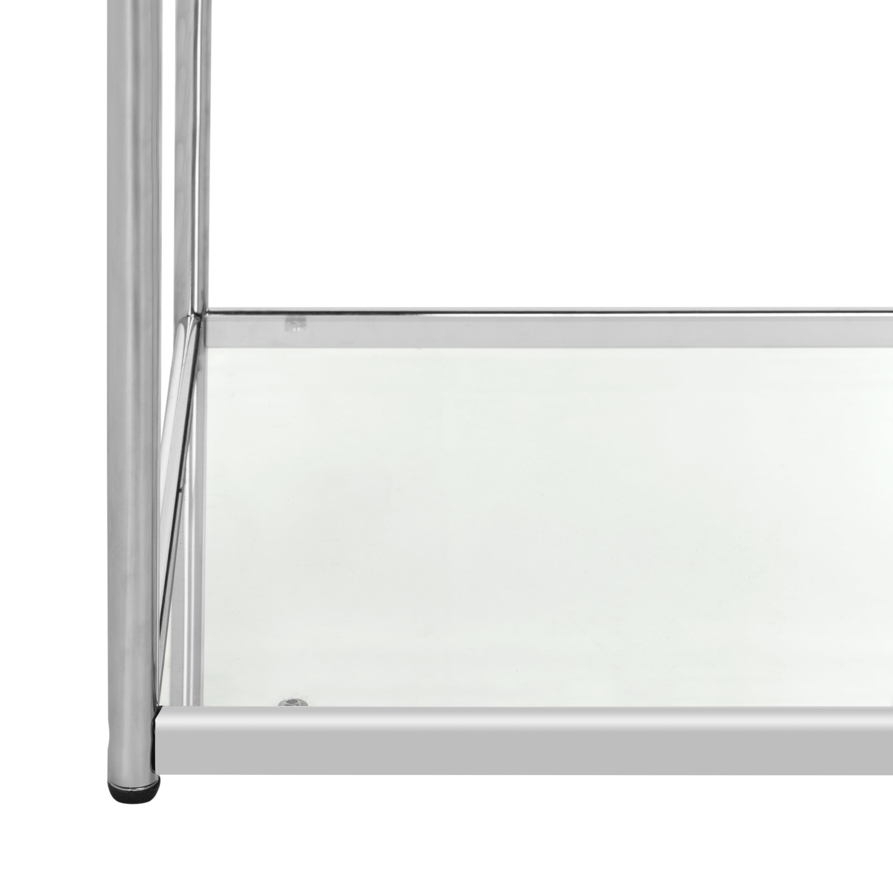 SAFAVIEH Zola Modern Glass Coffee Table, Chrome - Image 8