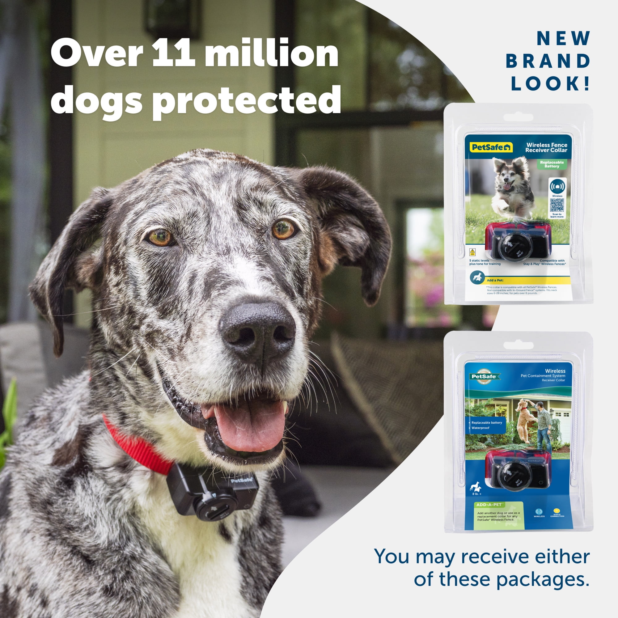 PetSafe Wireless Pet Containment System Receiver Collar for Dogs & Cats +5 lb., Waterproof - Image 3