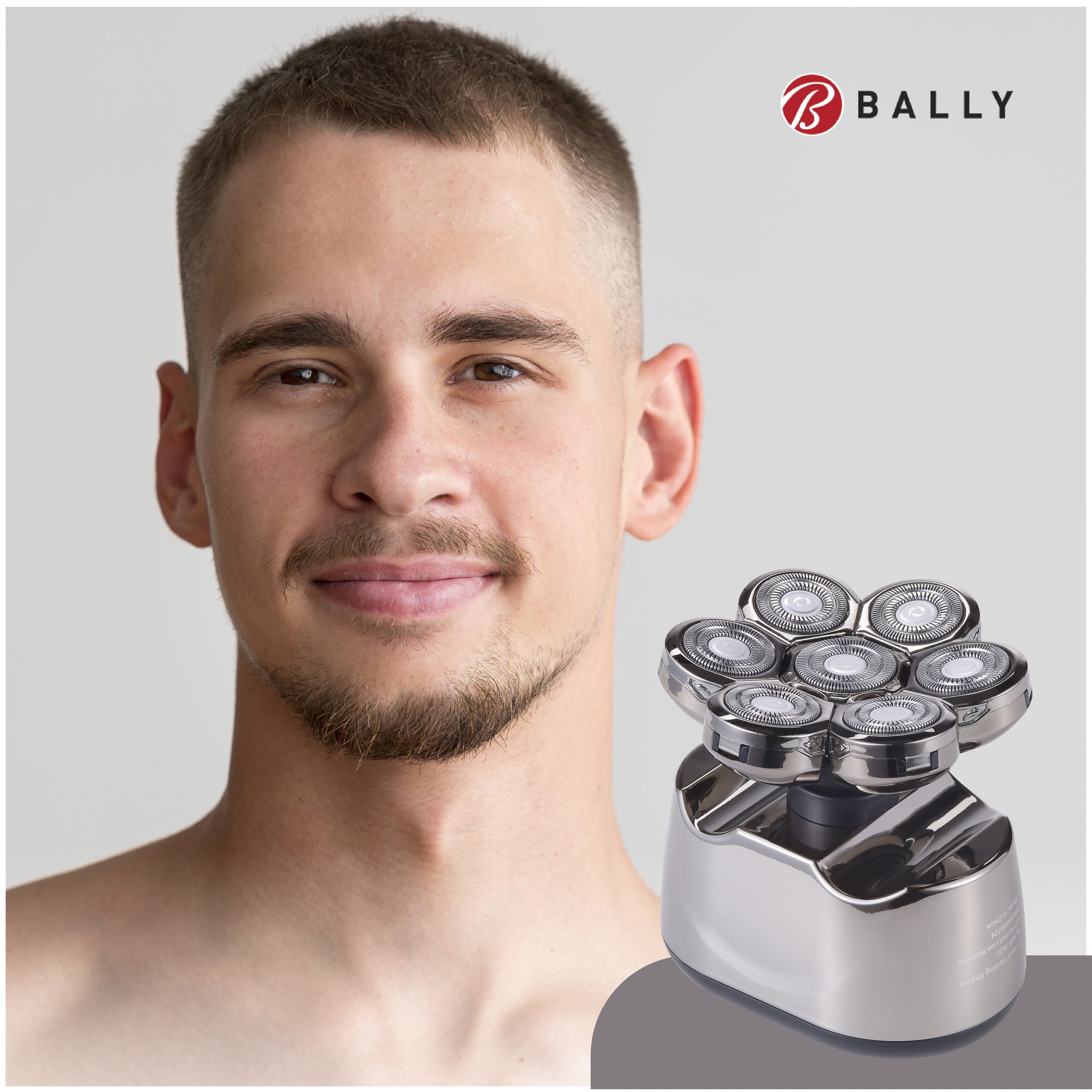 Bally's 7 Head Floating Cordless Rechargeable Men's Electric Shaver - Image 5