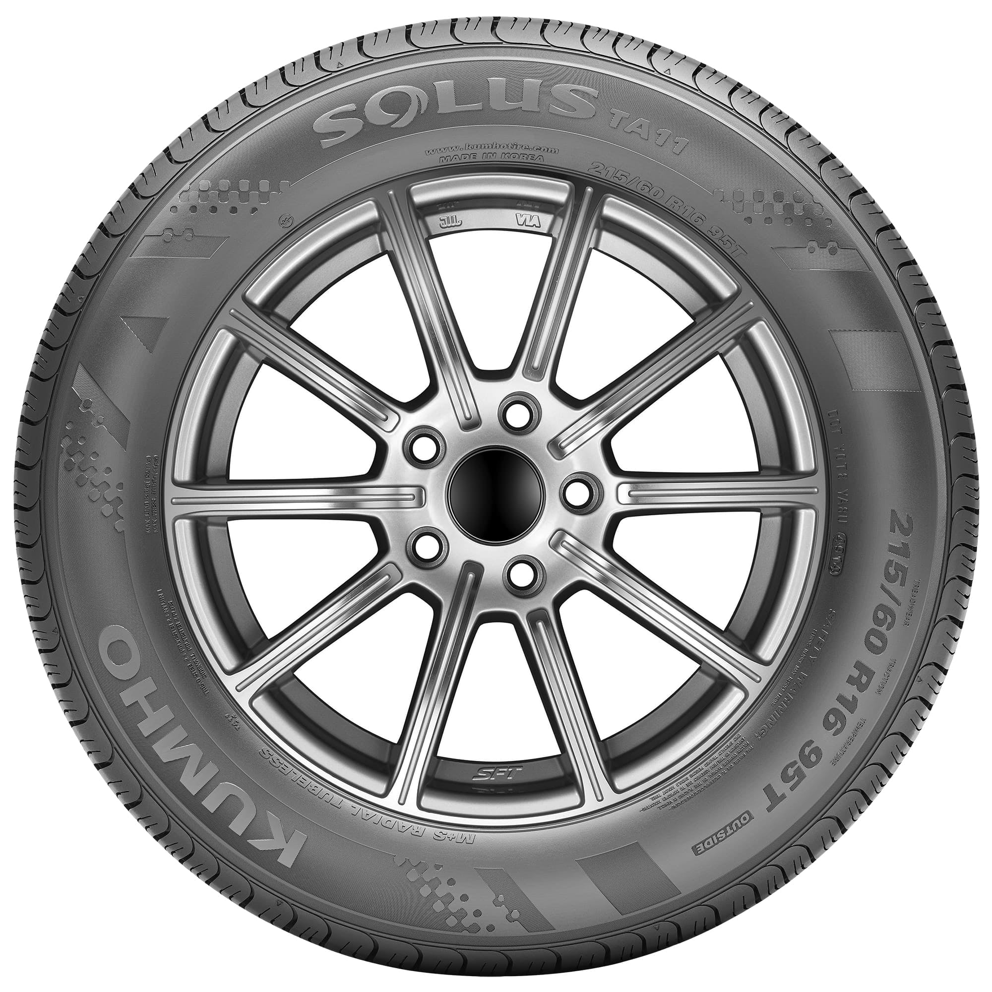 Kumho Solus TA11 All Season 195/60R15 88T Passenger Tire - Image 6