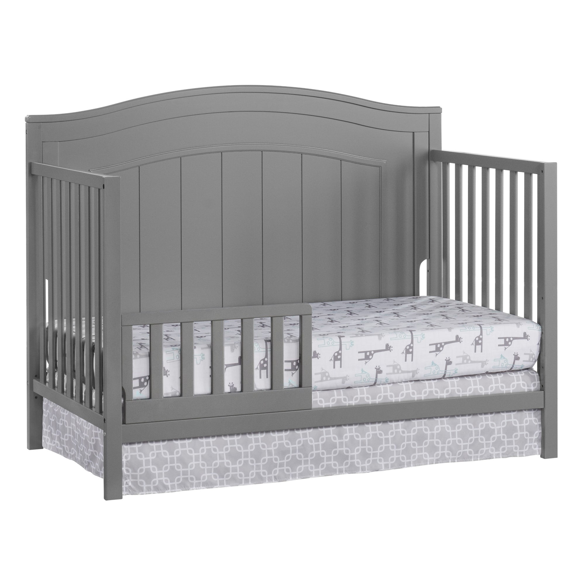 Oxford Baby North Bay 4-in-1 Convertible Crib, Dove Gray, GREENGUARD Gold Certified, Wooden Crib - Image 13