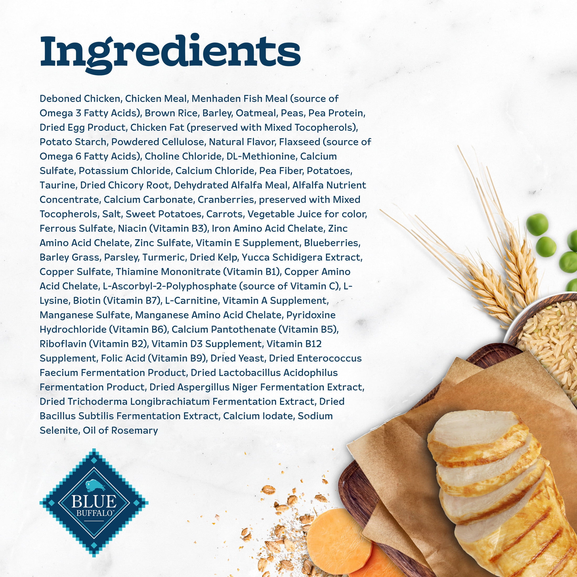 Blue Buffalo Tastefuls Dry Food, Adult Indoor Cat, Chicken and Brown Rice, 15-lb Bag - Image 7