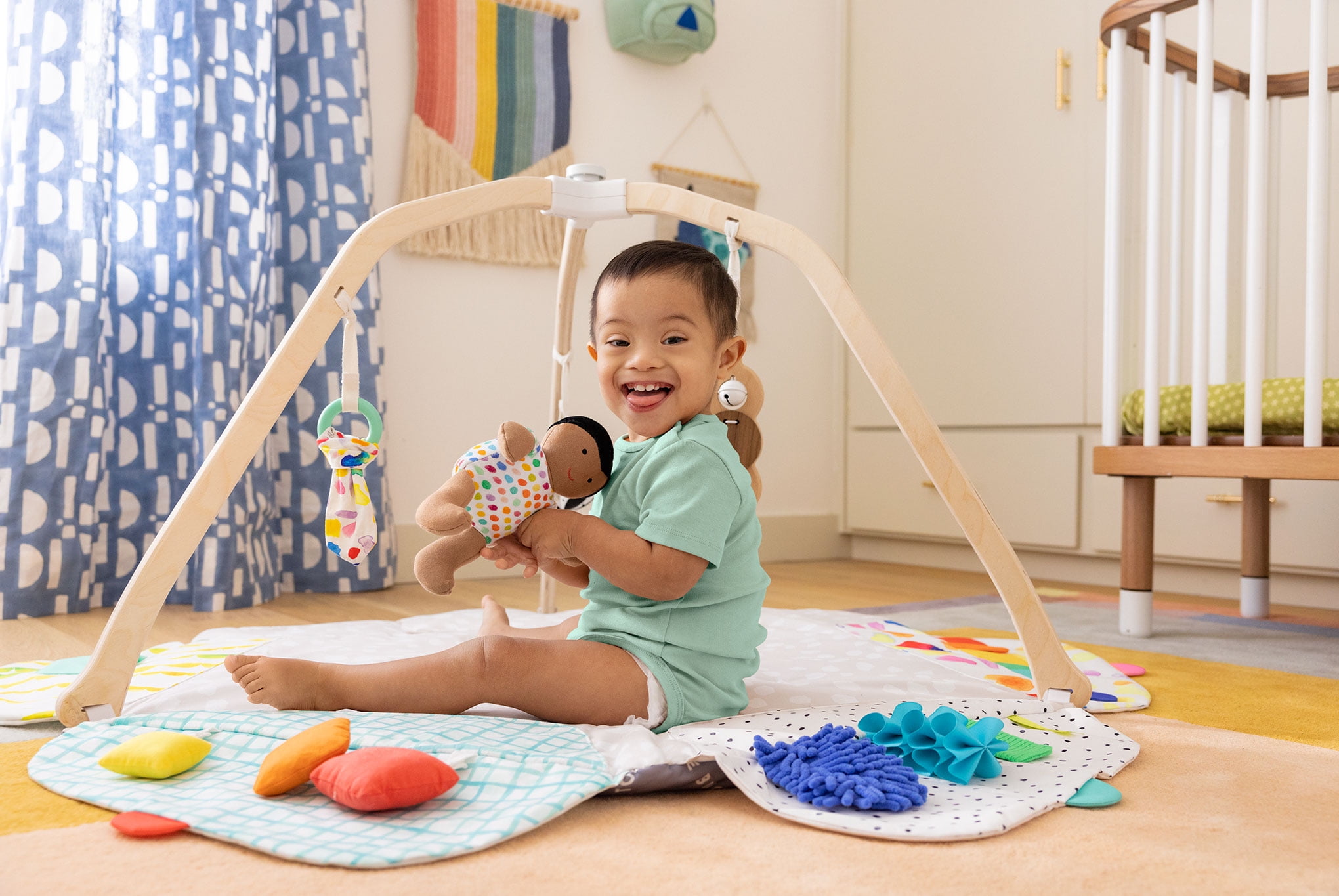 Lovevery The Play Gym, Stage-Based Developmental Activity Gym & Play Mat for Baby to Toddler, 0+ Months - Image 20