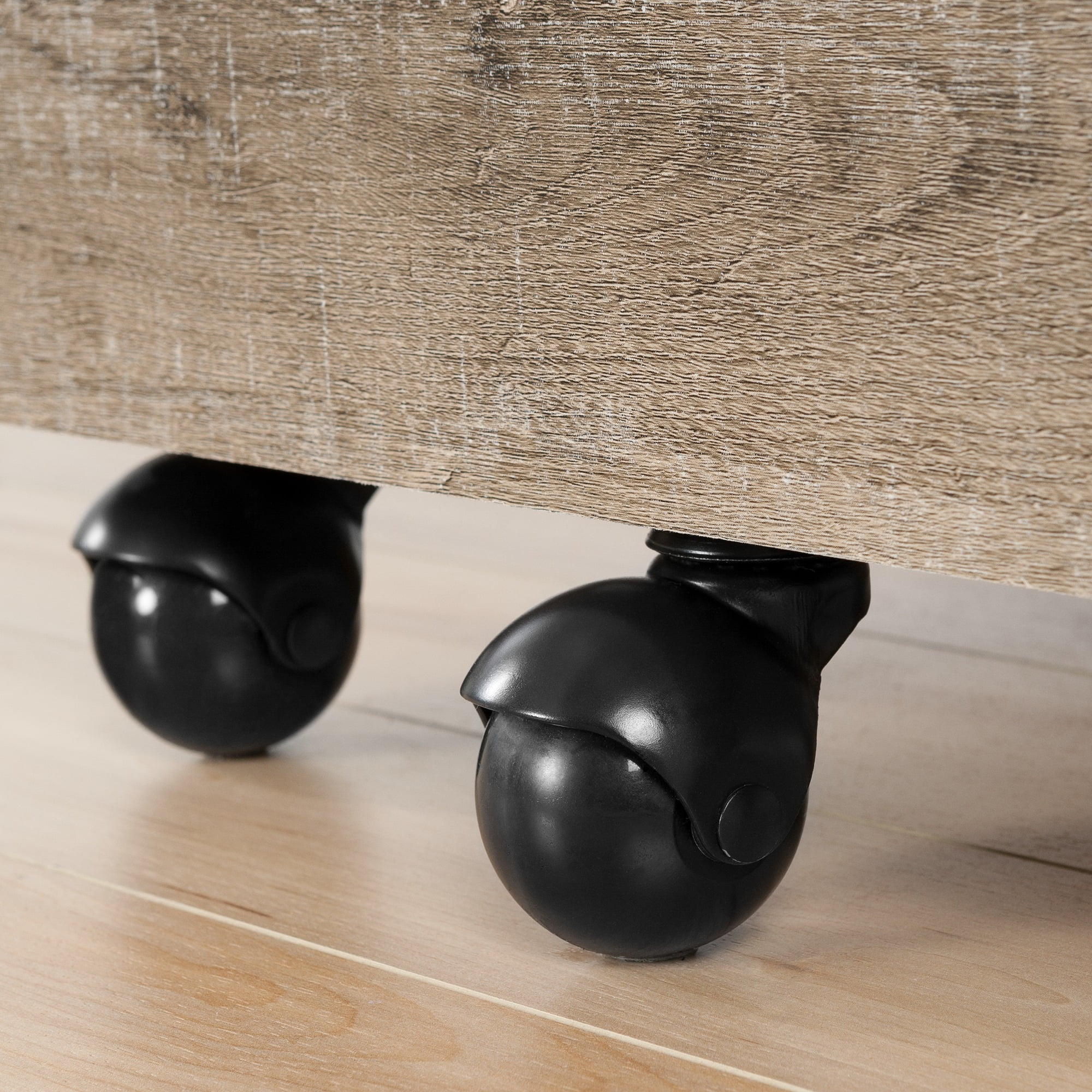 South Shore Munich 2-Drawer Mobile File Cabinet, Weathered Oak - Image 7