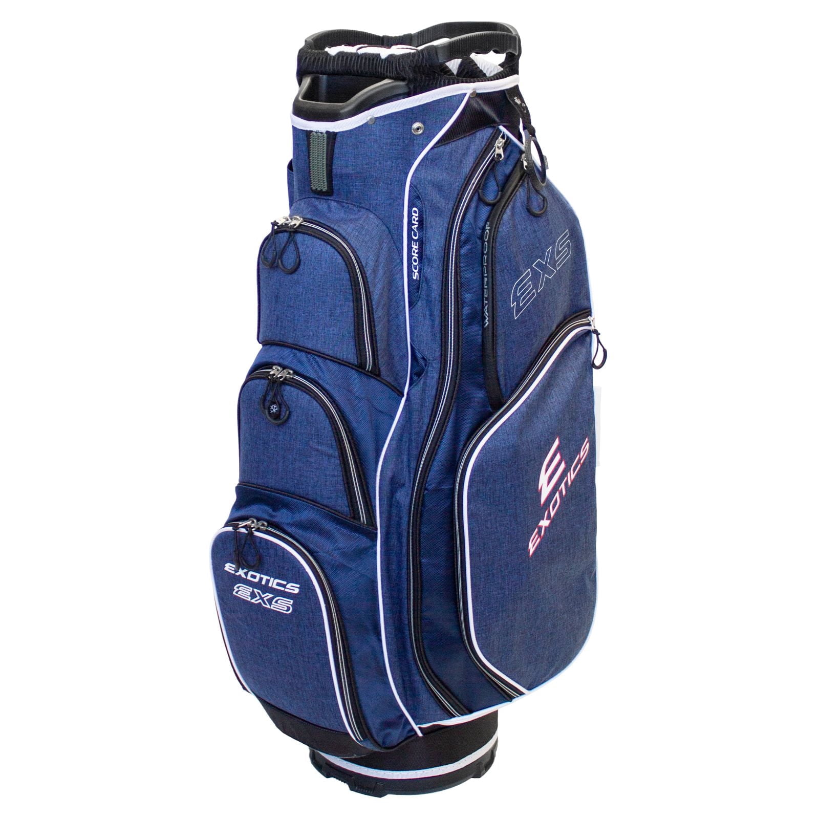 Tour Edge Exotics Xtreme Cart 7.0 Golf Club Bag in Blue with White - Image 2