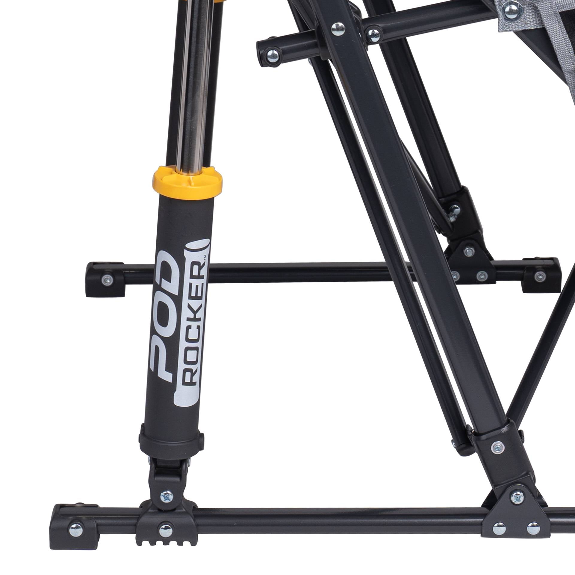 GCI Outdoor Pod Rocker Foldable Rocking Camp Chair, Black - Image 5