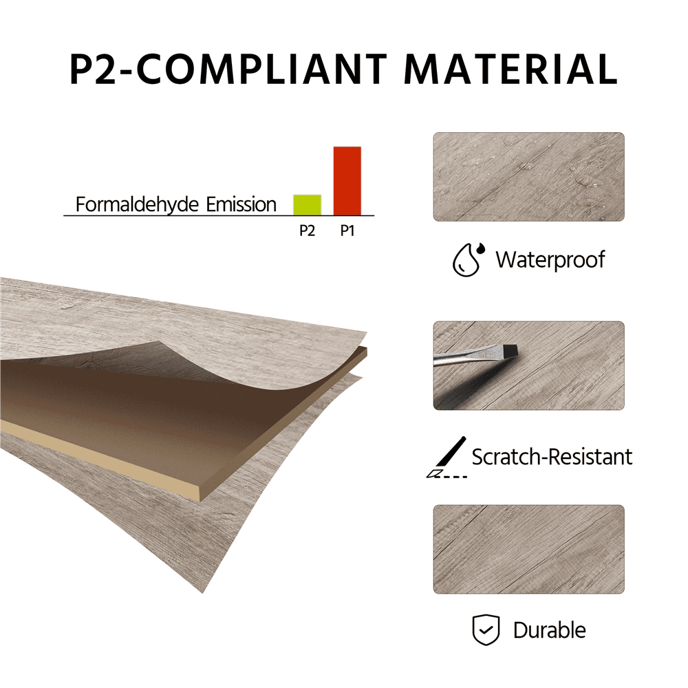 Alden Design Vintage Wooden Console Table with Power Outlet & 1 Drawer for Entryway, Gray - Image 8