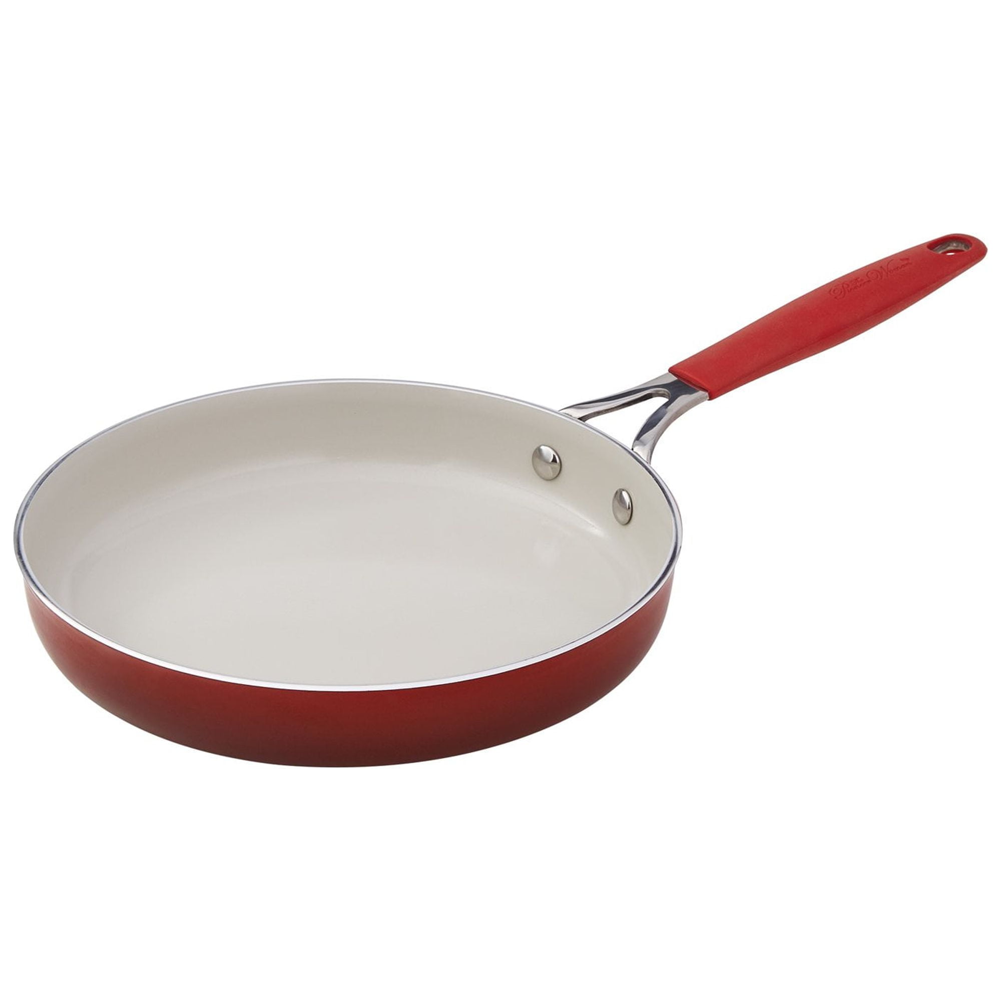 The Pioneer Woman 25-Piece Ceramic Nonstick Aluminum Cookware Set, Ombre Red - Image 10