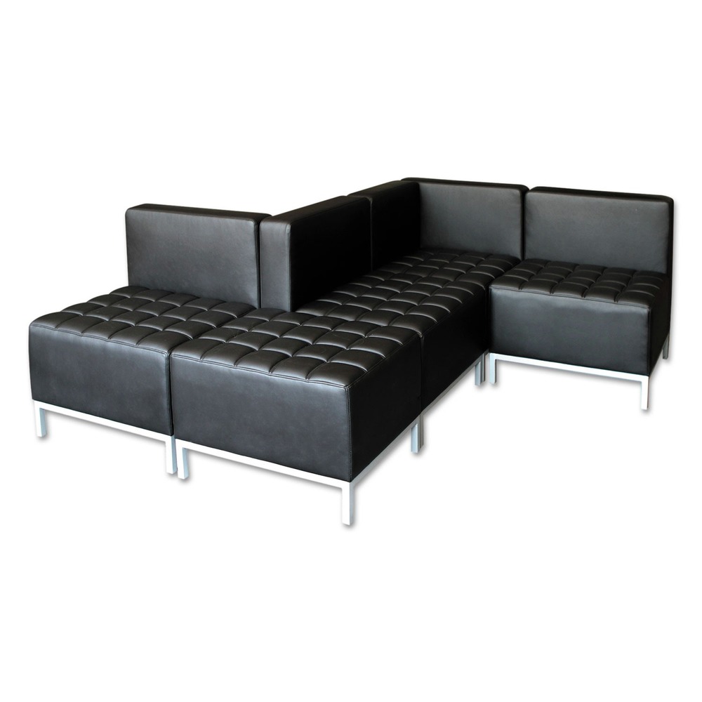 Alera QUB Polyurethane Ottoman Black (ALEQB8216) - Image 2