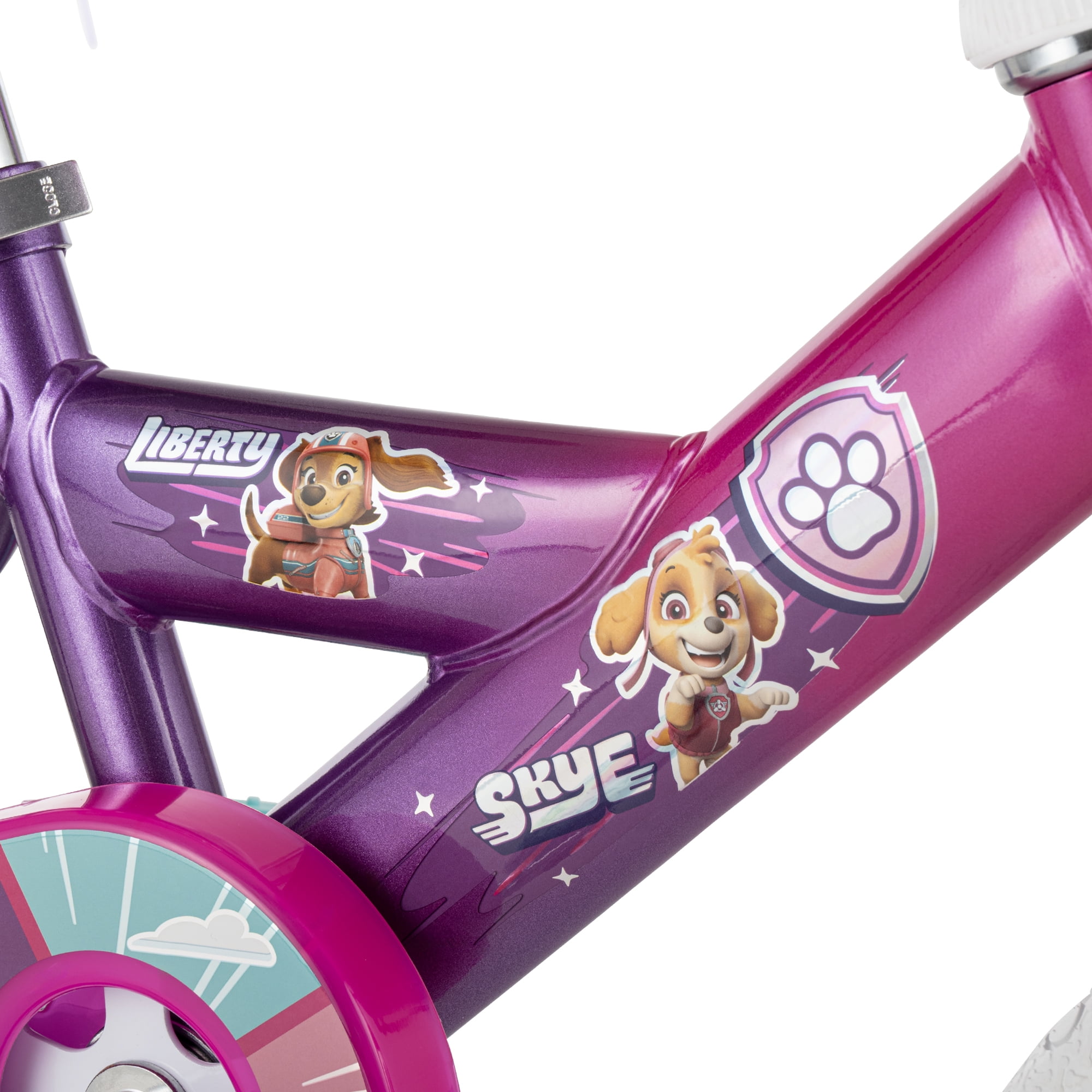 Huffy 12" Paw Patrol Kids' Bike, Fits Riders 3'1" - 3'5", Pink, Child, Girl's - Image 4