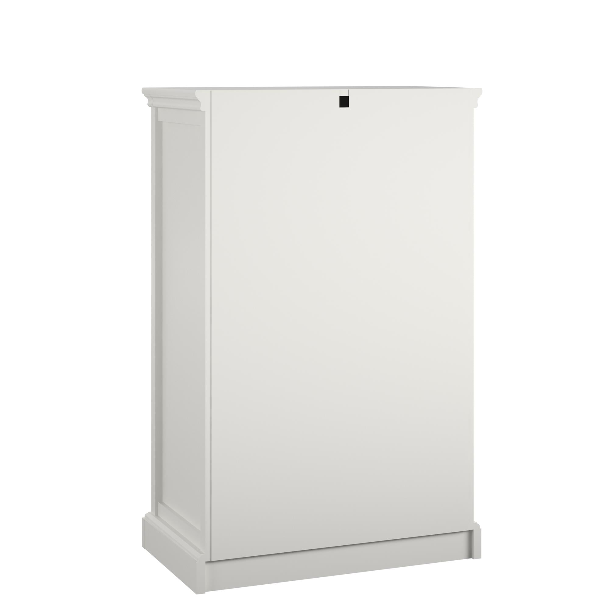 Ameriwood Home Vox 5 Drawer Dresser, White - Image 3