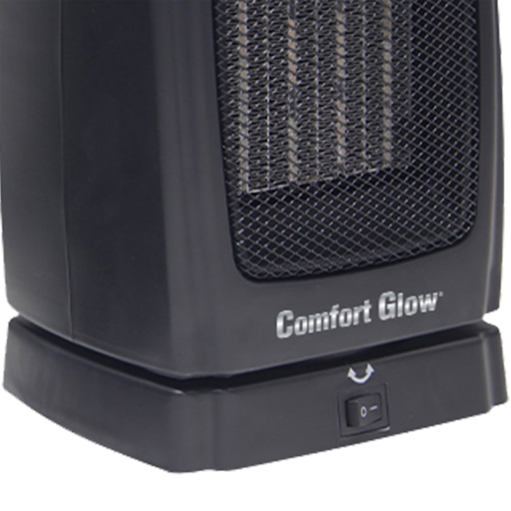 Comfort Glow CEH255 1,500-Watt-Max Portable Oscillating Ceramic Fan Heater with Thermostat, Black, CEH255 - Image 3