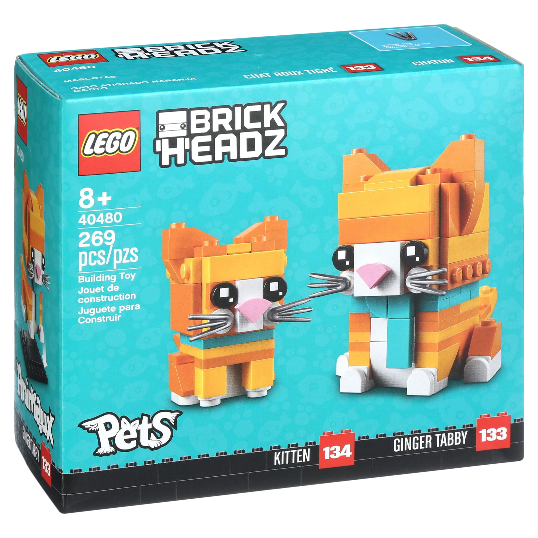 Lego BrickHeadz 40480 Ginger Tabby - Image 2