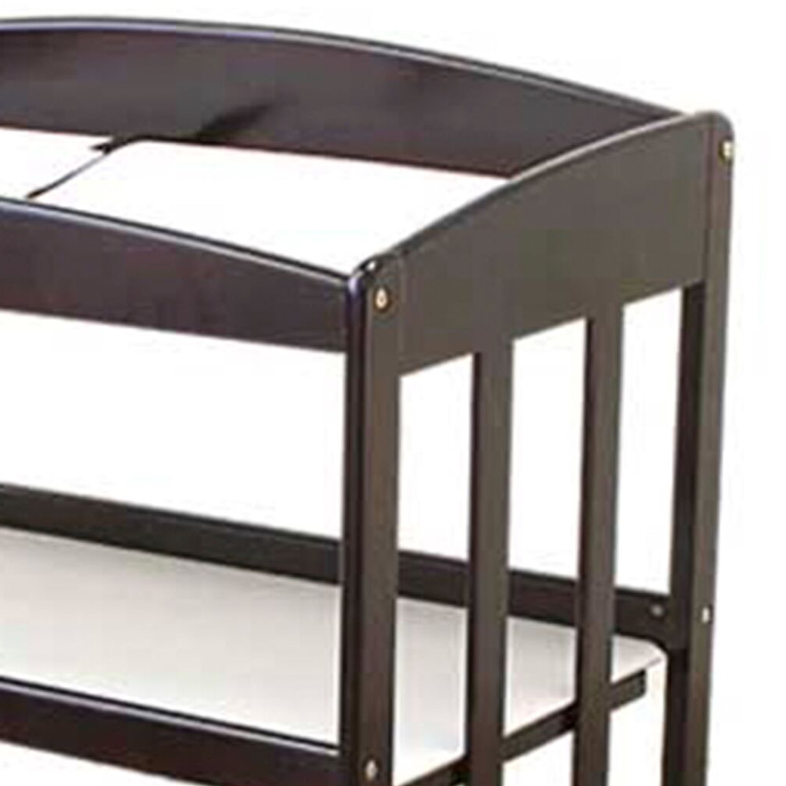 Wood Changing Table with Two Storage Shelves - Image 4