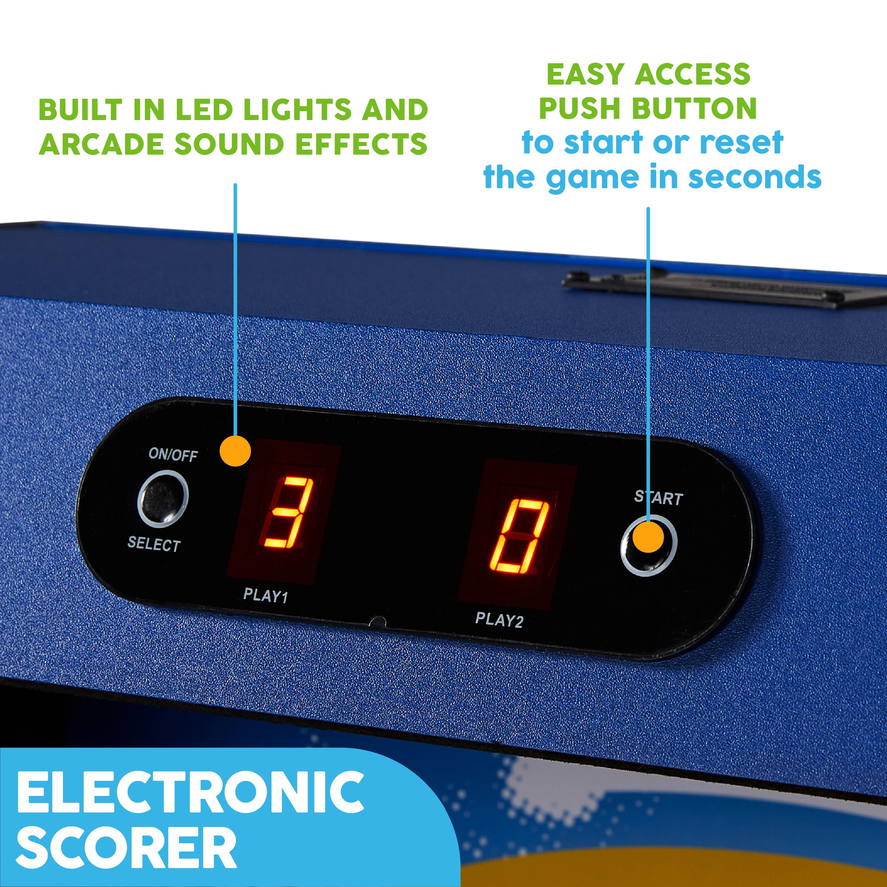 7.3 ft. Roll and Score Compact Arcade Game, Blue by Big Sky - Image 5