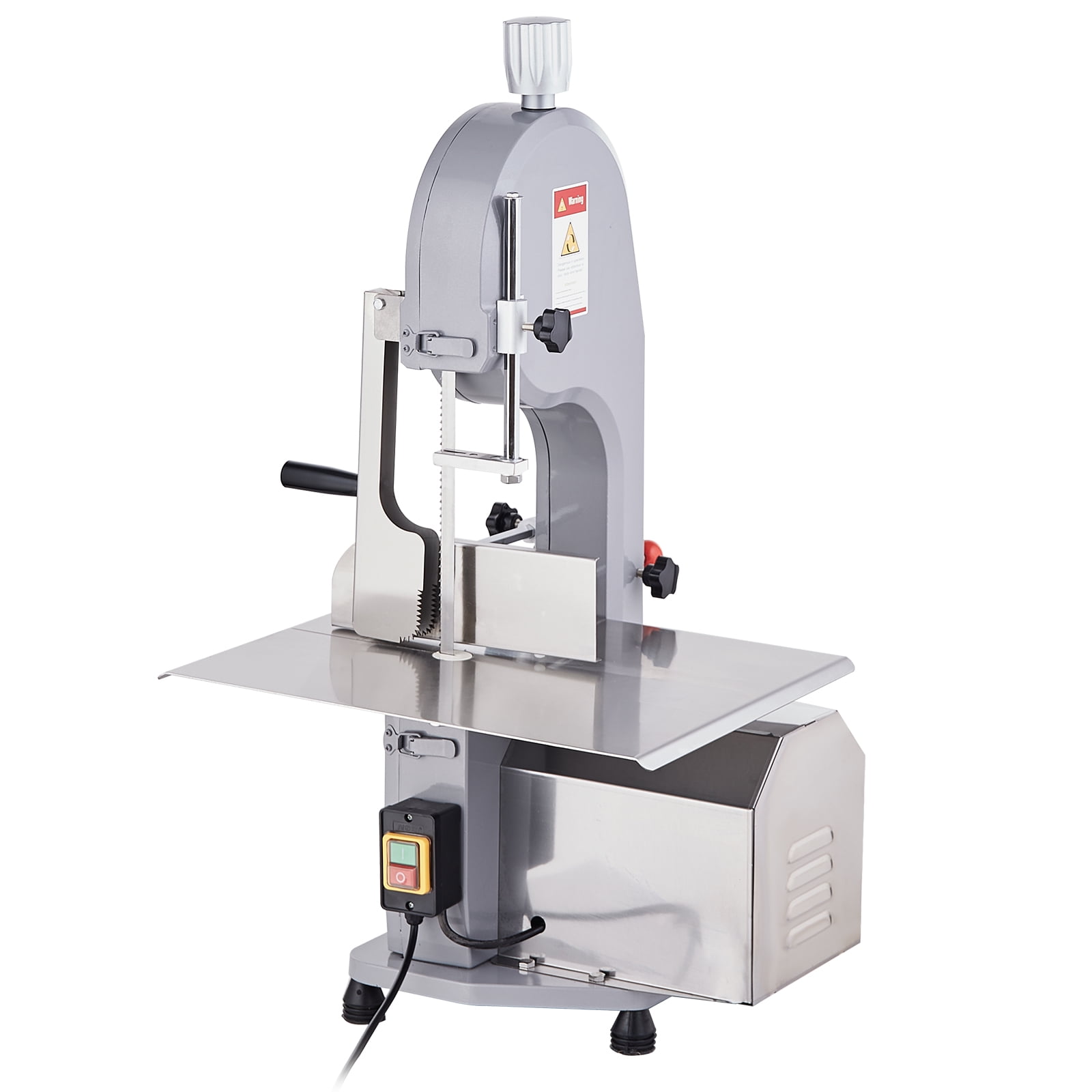 VEVOR 1100W Commercial Electric Meat Bandsaw Stainless Steel Bone Sawing Machine - Image 2