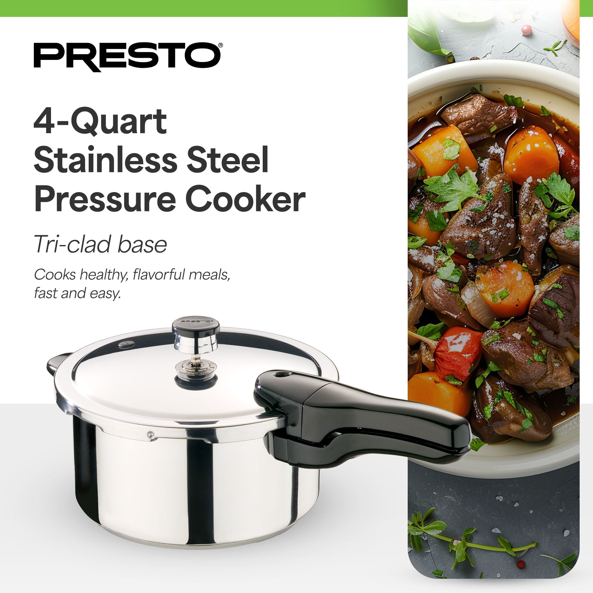 Presto 4-Quart Stainless Steel Pressure Cooker 01341 - Image 7
