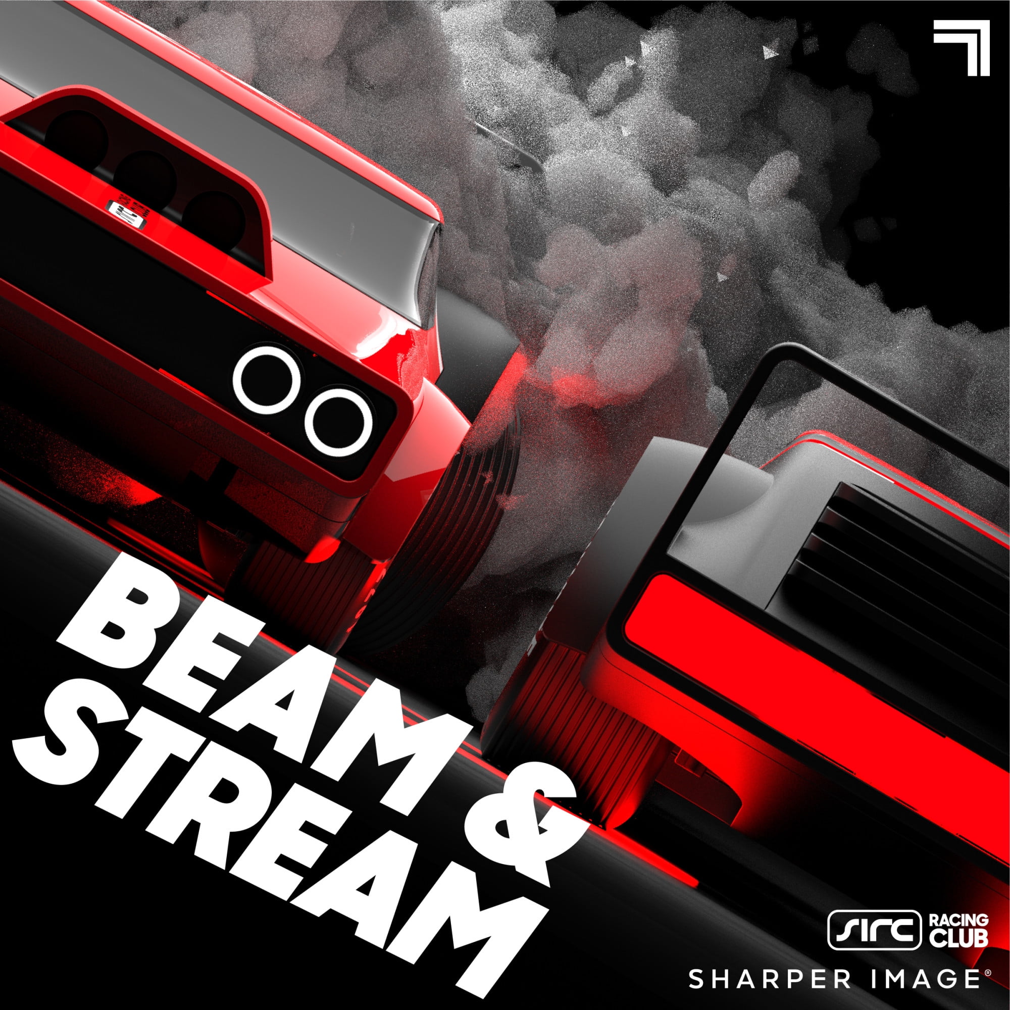 Sharper Image® Burnout Drifter Wireless Remote-Control Drifting Race Car with LED Lights and Smoking Tires - Image 9