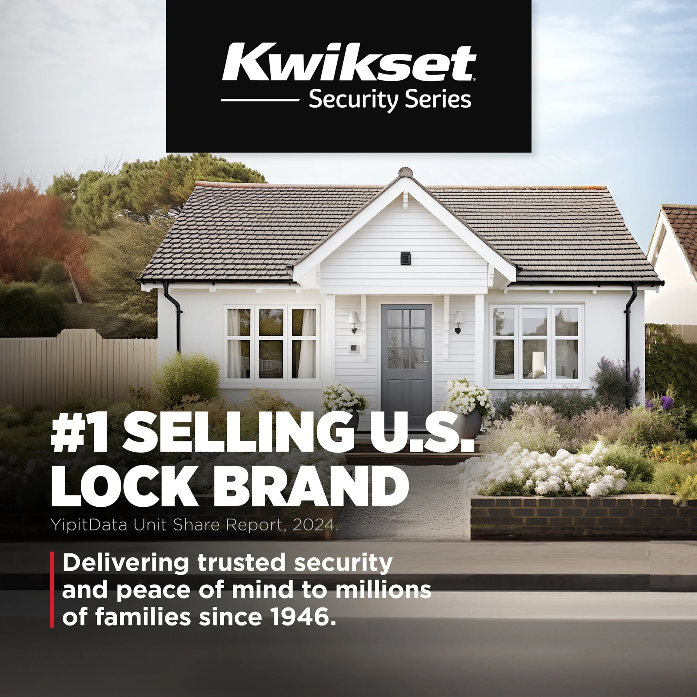 Kwikset Dakota Single Cylinder Handleset with Smartkey Satin Nickel - Image 4