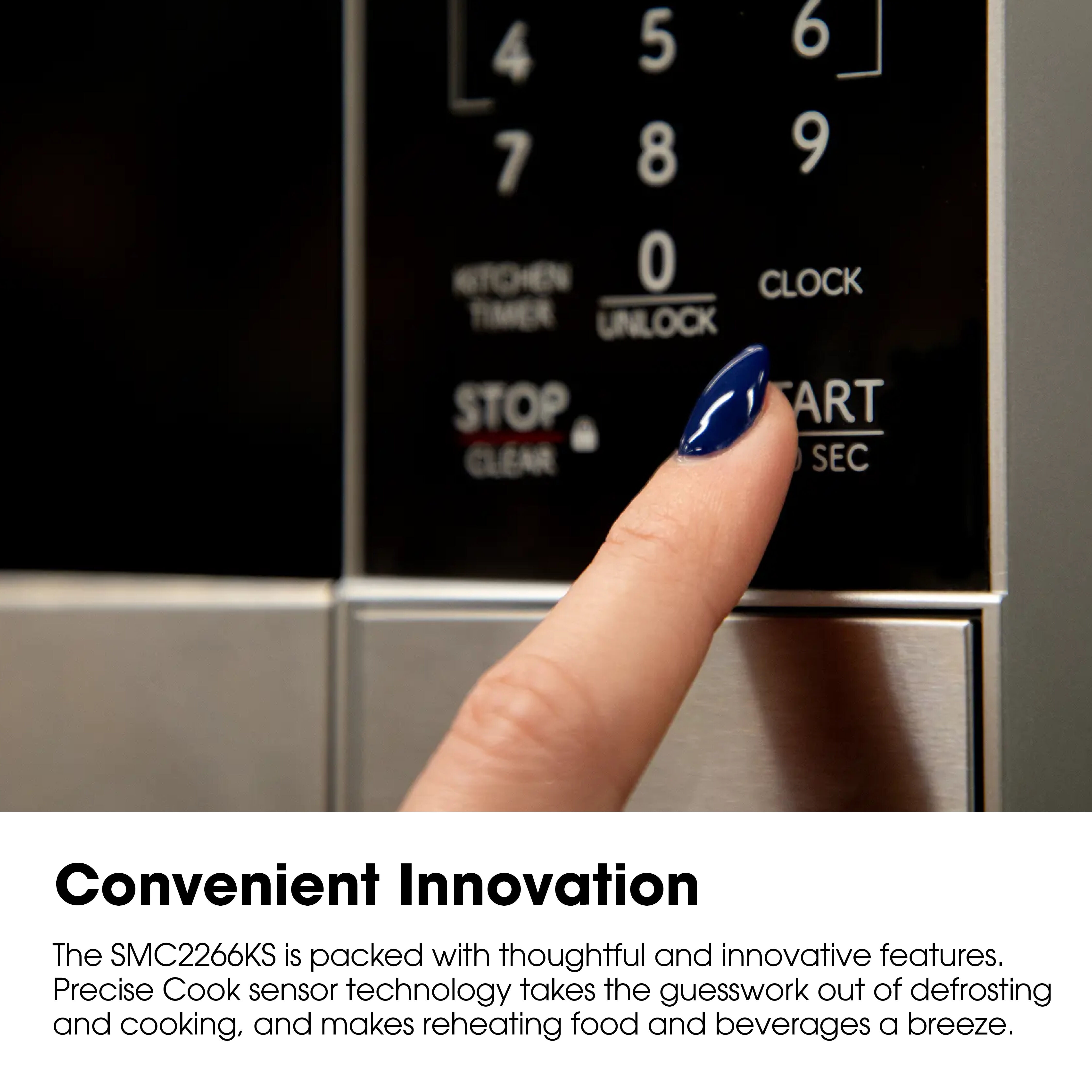 Sharp 2.2 cu ft Countertop Microwave Ovens in Stainless - Image 6