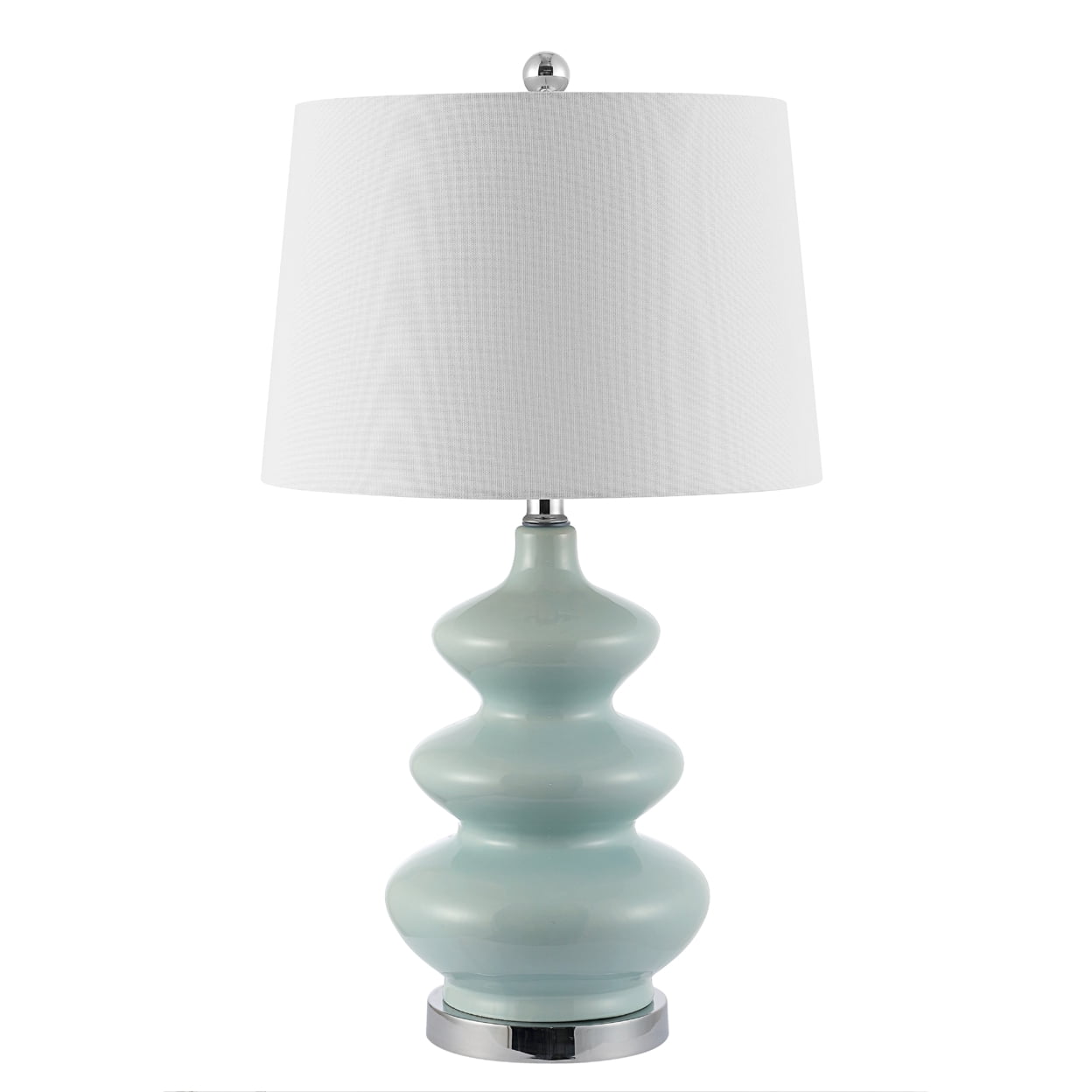 Safavieh Brielle 27.5 in. Solid Pagoda Table Lamp, Blue - Image 3