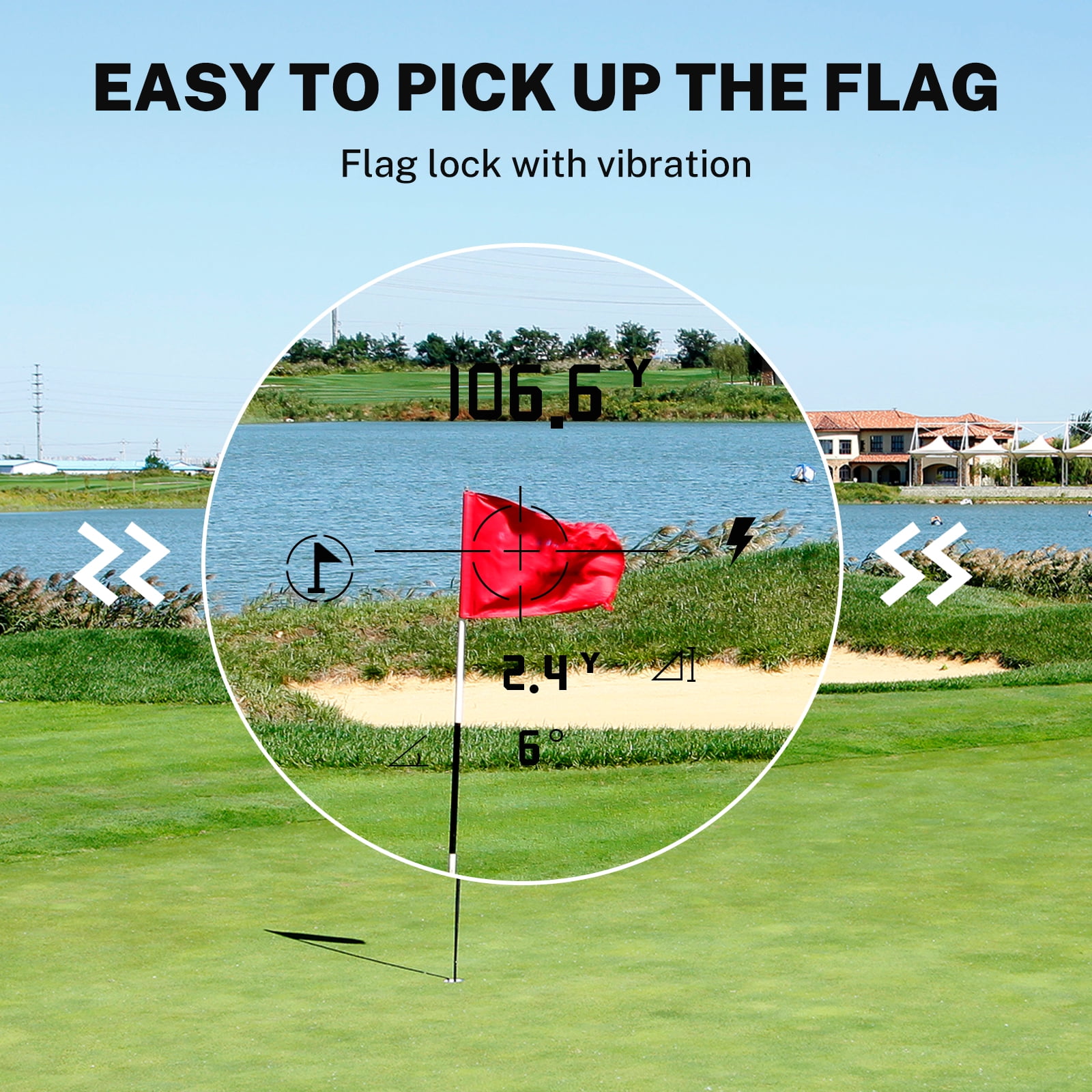 BTMWAY Laser Golf Rangefinder 900 Yards | 7X Magnification with Slope Switch, X9 PRO - Image 6