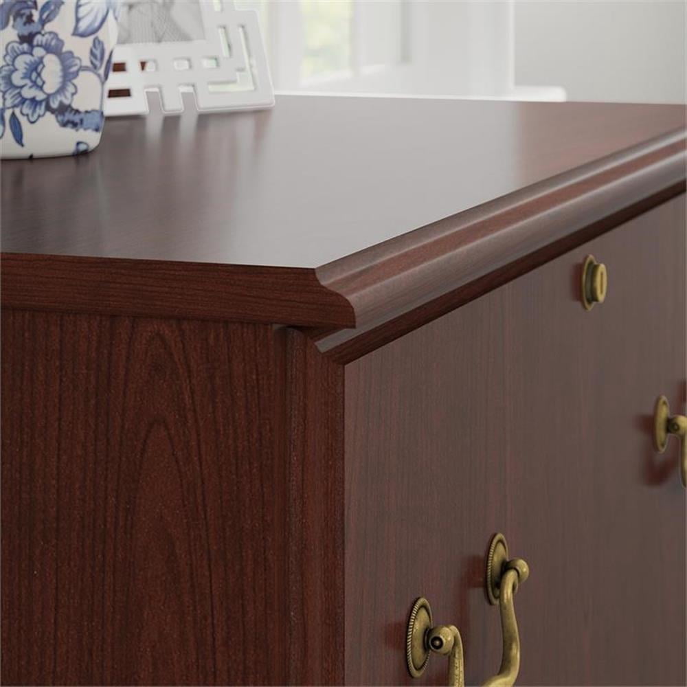 Bush Furniture Saratoga Lateral File Cabinet in Harvest Cherry - Image 5