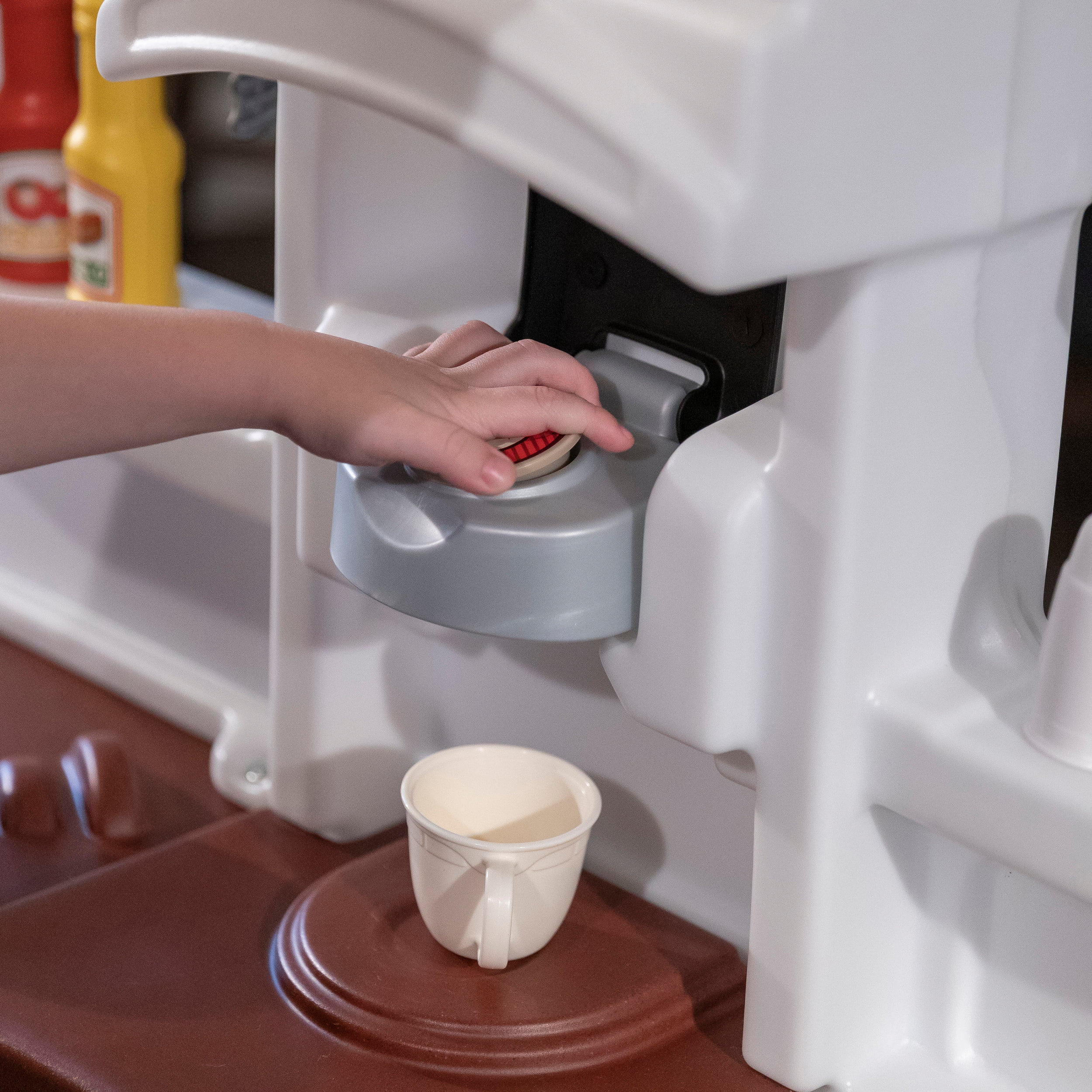 Step2 Fun with Friends Tan Toddler Plastic Play Kitchen Play Set - Image 10