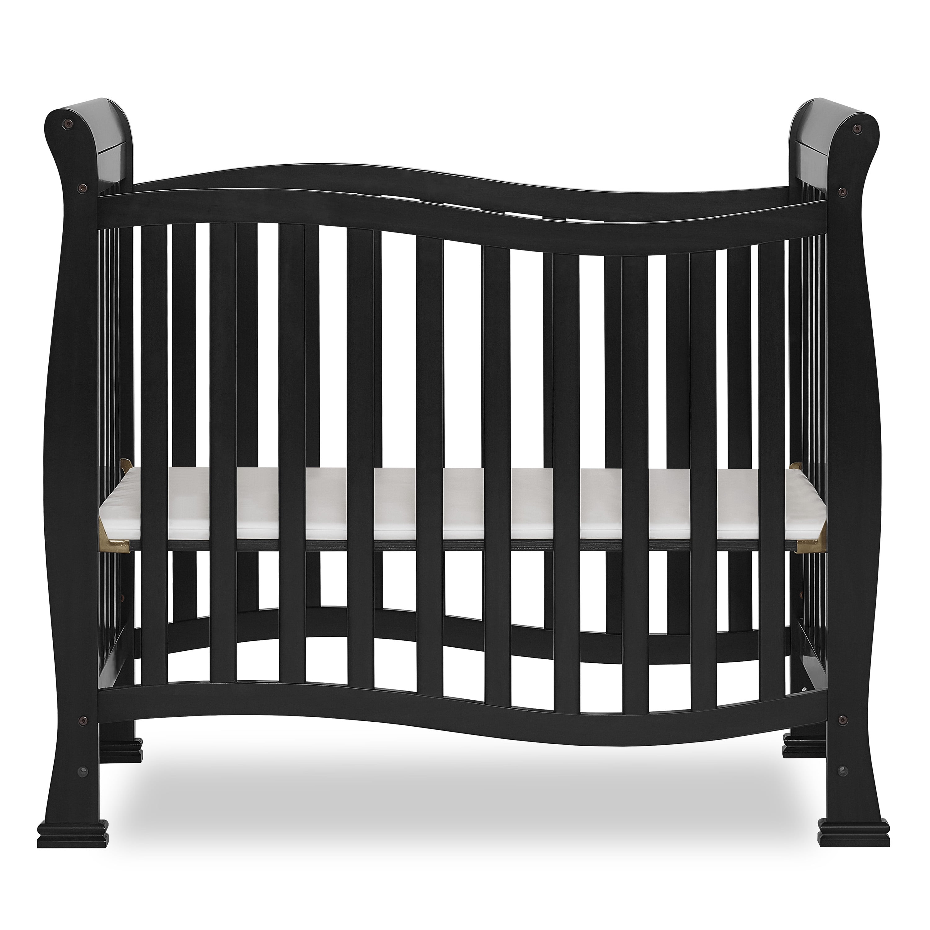 Dream On Me Piper 4-in-1 Convertible Mini Crib, Black - Image 8