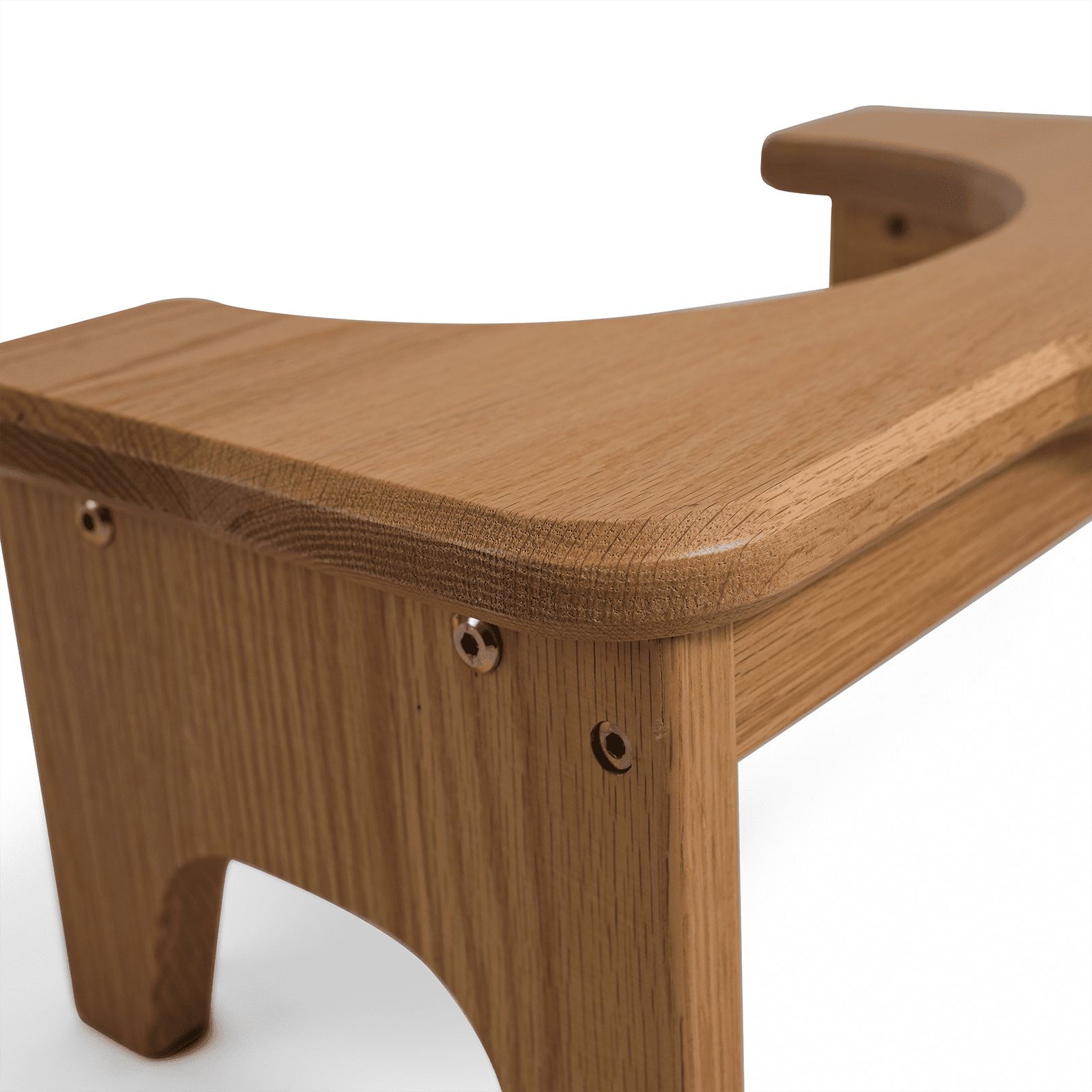 CONSDAN Squatting Toilet Stool, Bathroom Stool, Poop Stool, Step Stools for Kids (Natural Color) - Image 4