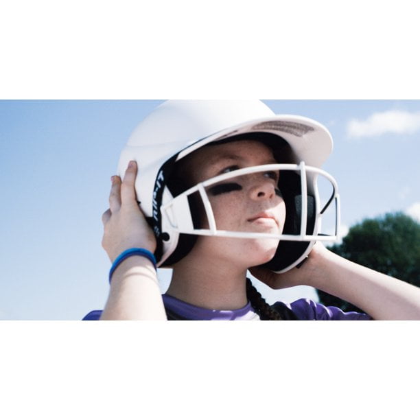 RIP-IT Vision Pro Matte Softball Helmet, White - Image 3