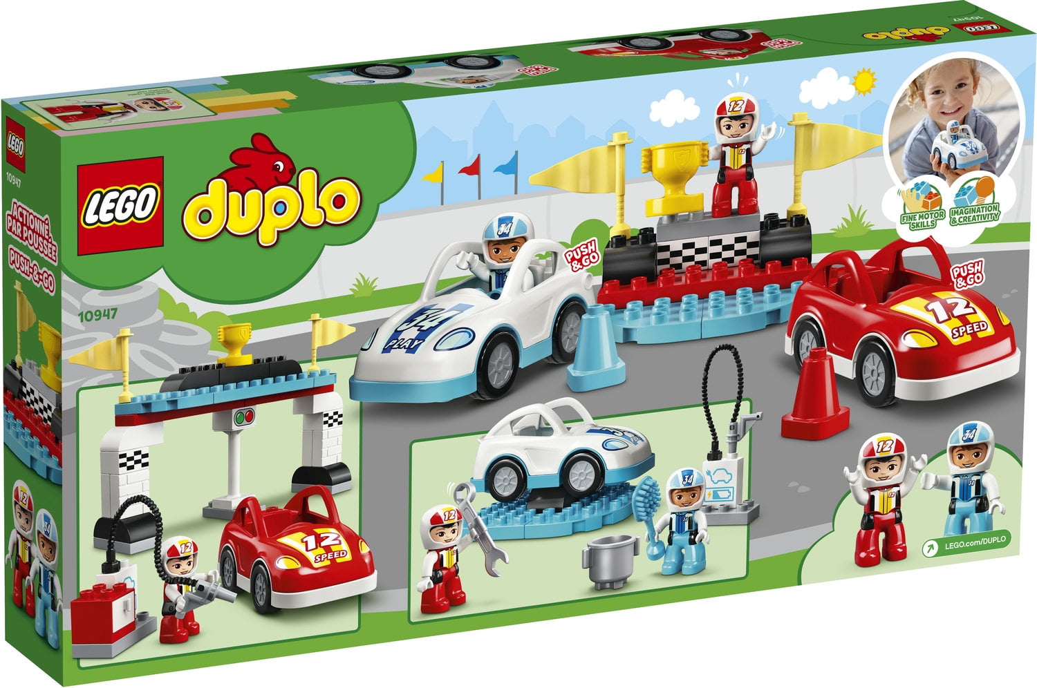 LEGO Duplo Town Race Cars 10947 Building Set (44 Pieces) - Image 5