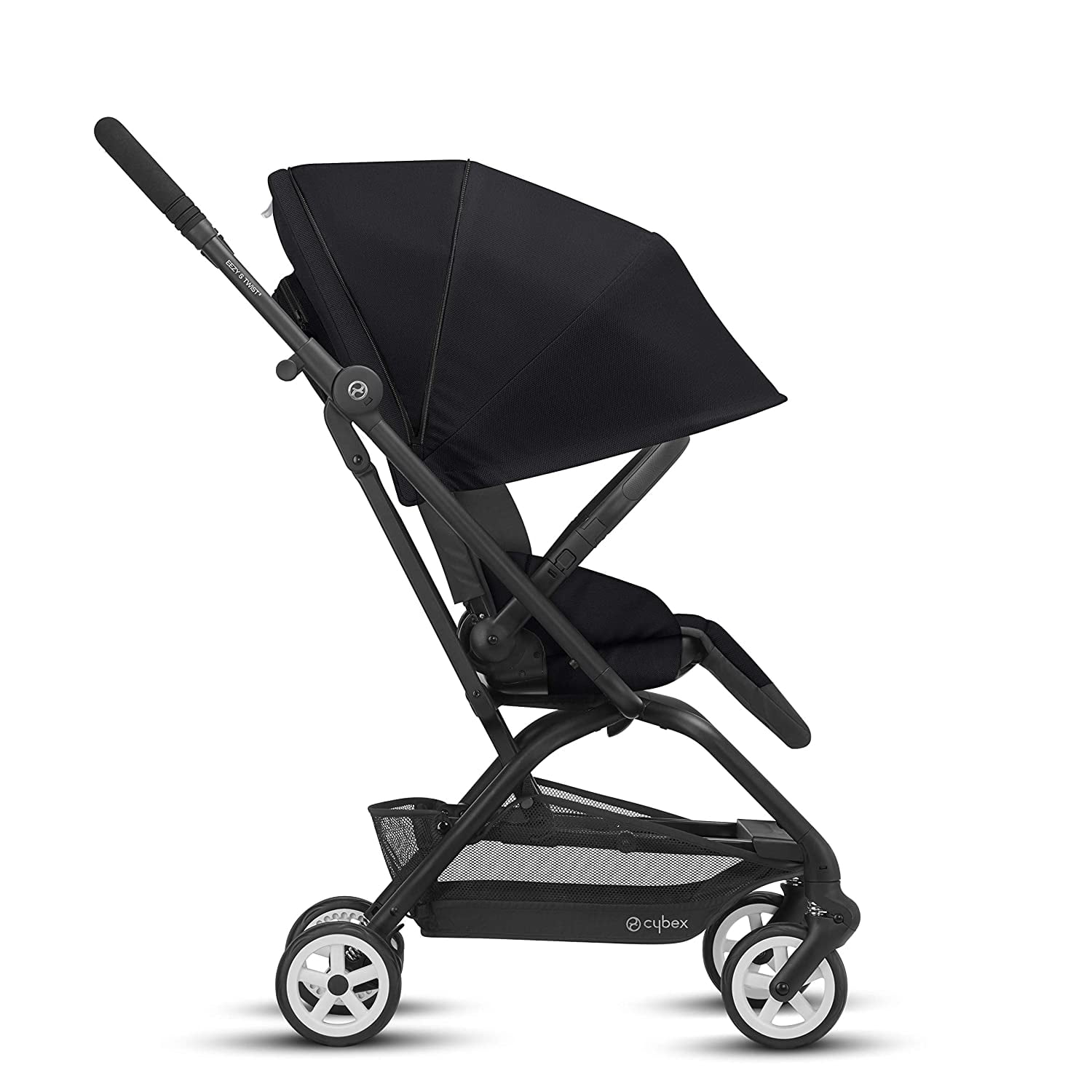 Cybex Eezy S Twist Lightweight Stroller, Deep Black - Image 6