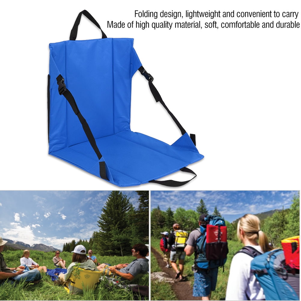 Stadium Seats for Bleachers Stadium Chair with Back Support and Wide Padded Cushion for beach,concert,picnic,camping,Sporting event-Includes Shoulder Strap and Cup Holder - Image 3