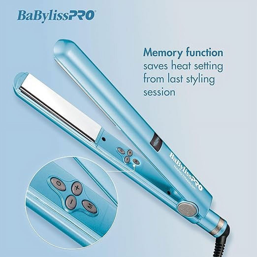BaBylissPRO Nano Titanium 1" Digital Flat Iron Hair Straightener - Image 3
