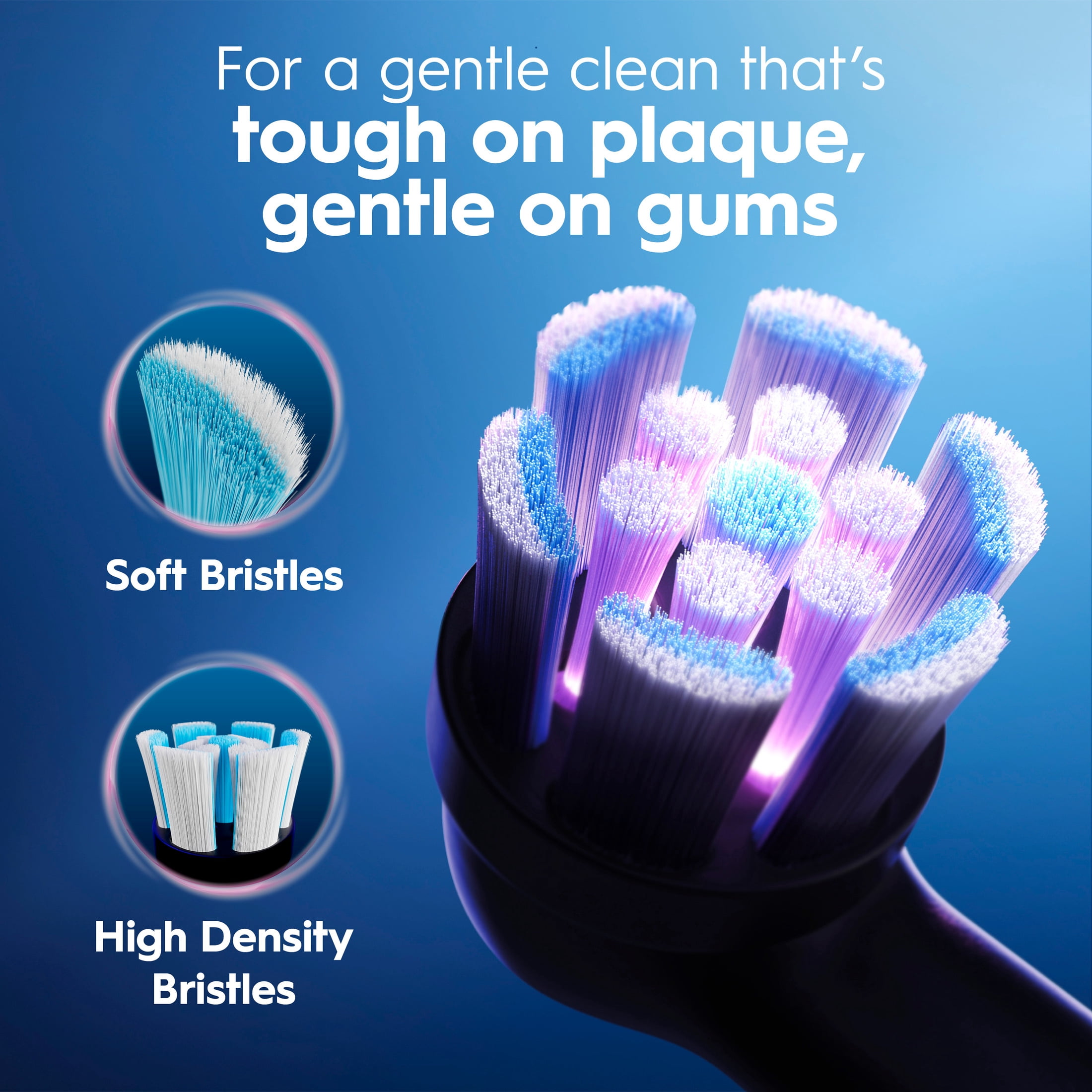 Oral-B iO Series 2 Rechargeable Electric Toothbrush for Adults & Kids 3+, Night Black, 1 Gentle Care Brush Head - Image 5