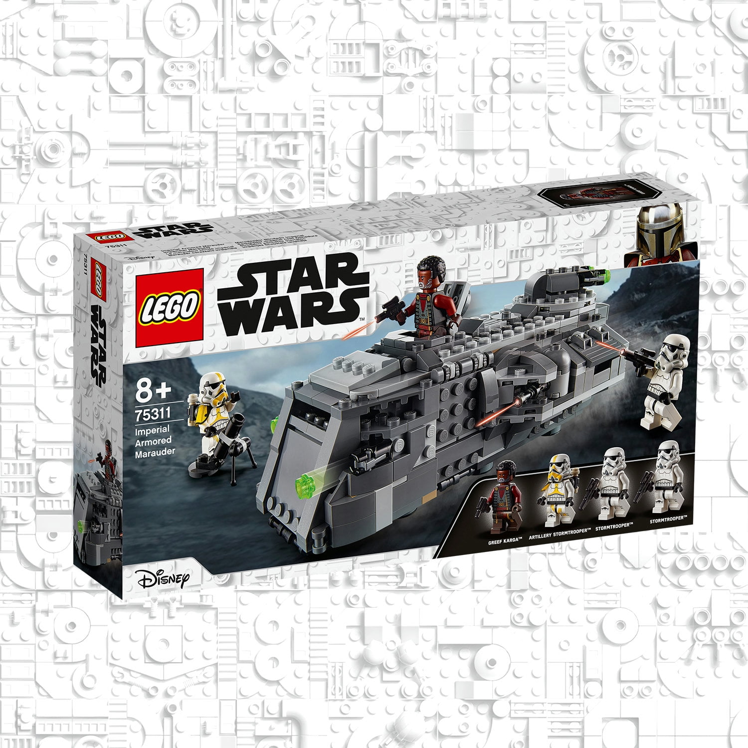 LEGO Star Wars: The Mandalorian Imperial Armored Marauder 75311 Building Toy for Kids (478 Pieces) - Image 3