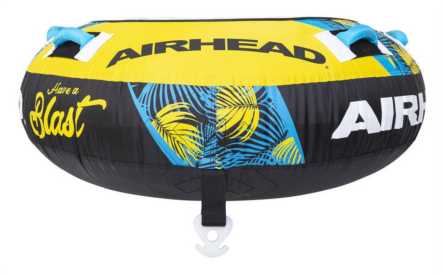 Airhead Blast Towable Tube for Boating, Heavy-Duty Nylon, Blue/Yellow - Image 13