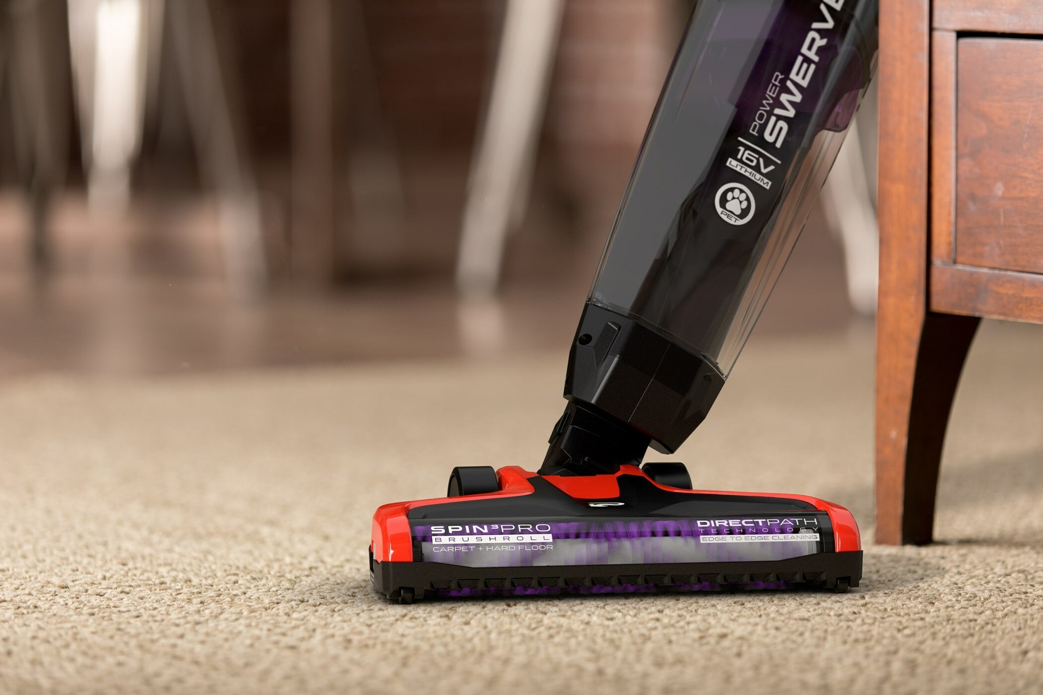 Dirt Devil Power Swerve Pet Cordless Stick Vacuum Cleaner, for Carpet & Hard Floors, Lightweight, Odor Control, 15 Min. Runtime for Home Use, BD22052V - Image 2