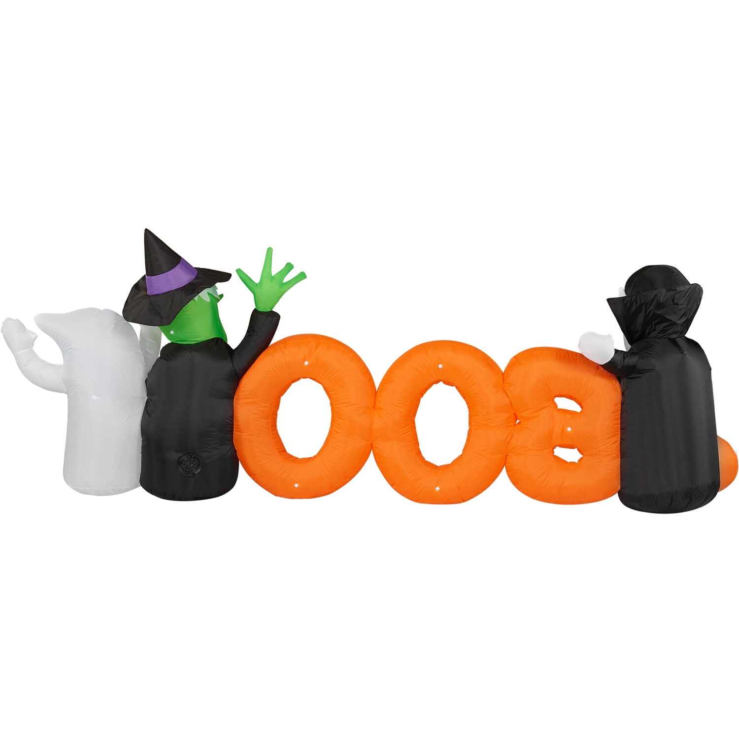 Haunted Hill Farm 10 ft Wide BOO Sign with Lights Halloween Blow Up Inflatable, HIBOOSGN101-L - Image 10