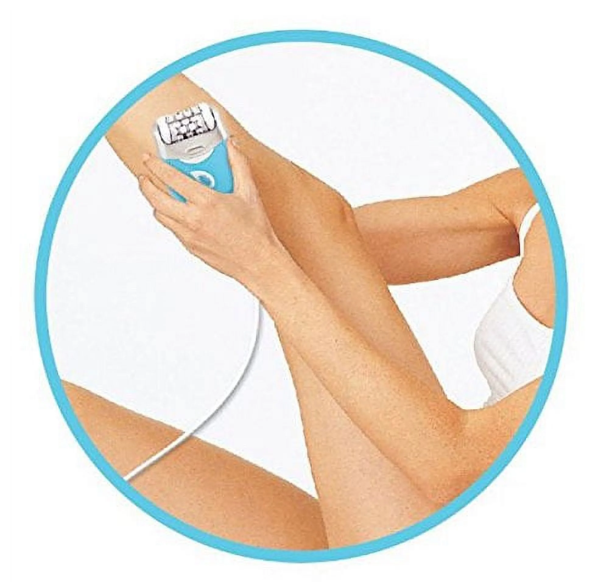 Emjoi eRase 60-Disc Precision Hair Removal Epilator (Purple/Yellow) AP-14EPY - Image 4