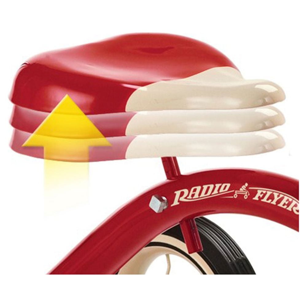 Radio Flyer, Classic 10 inch Tricycle, Rubber Tires and Steel Frame for Boys and Girls - Image 5