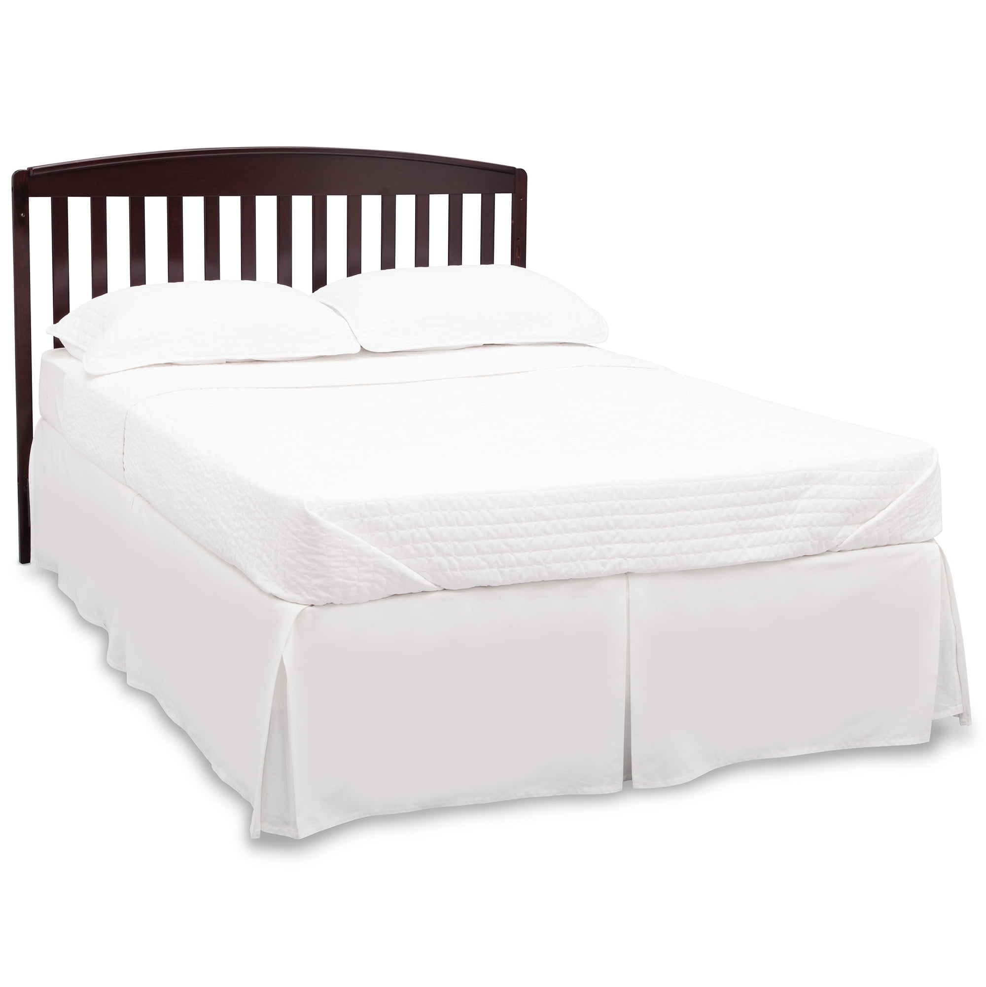 Delta Children Royal 4-in-1 Convertible Baby Crib and Changer, Dark Chocolate - Image 8