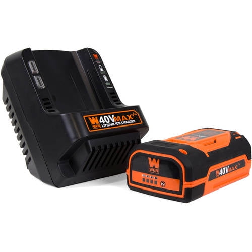 WEN 40V Max Lithium-Ion 480 CFM Brushless Leaf Blower with 2Ah Battery & Charger - Image 5