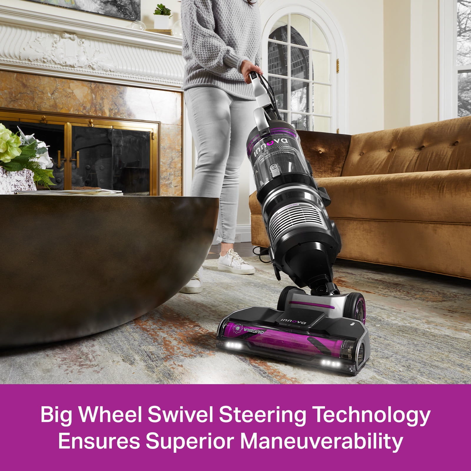 Innova by Eureka Upright Vacuum with Whirlwind Anti-Tangle Technology, NEU700, New - Image 2