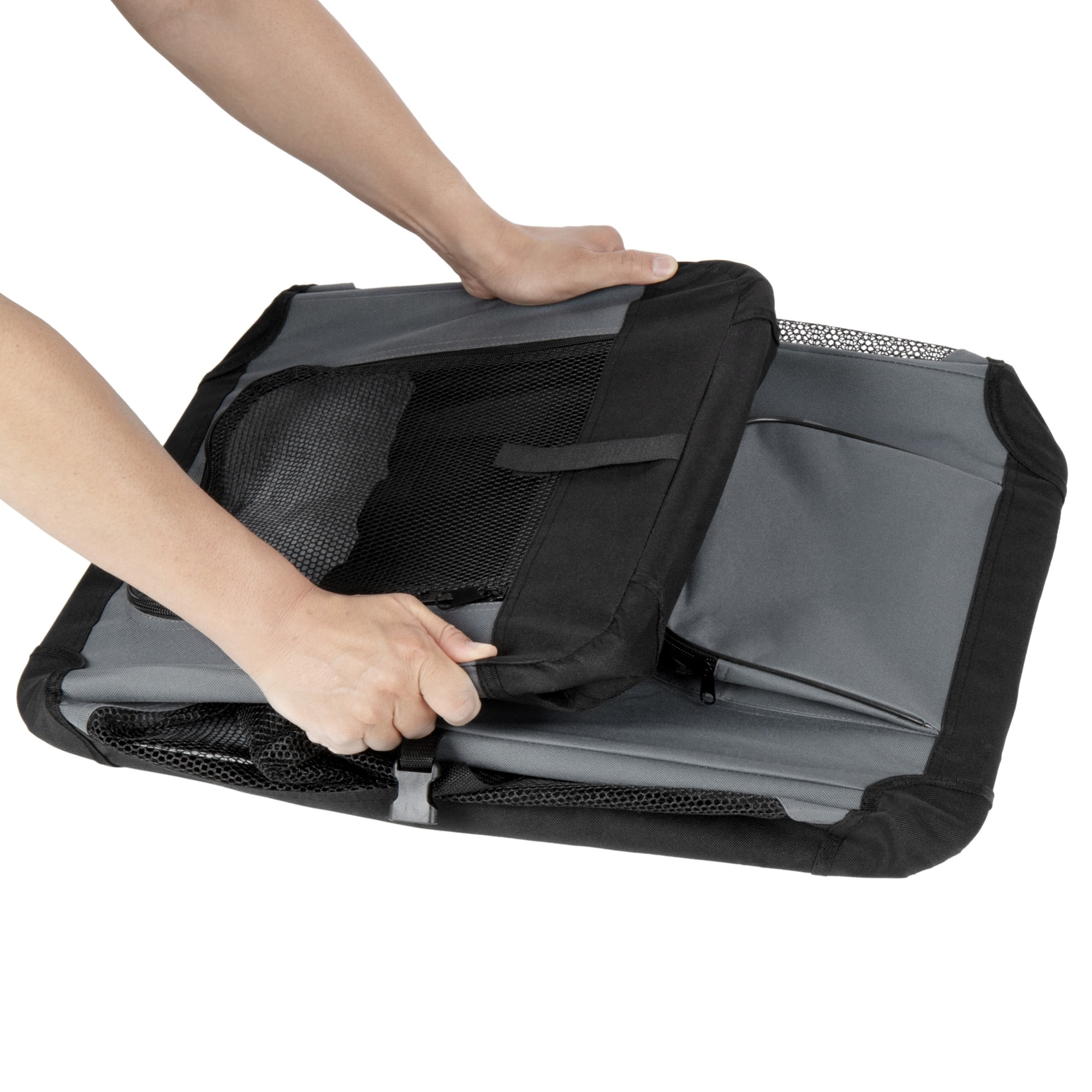 FurHaven® Pet Products Collapsible Pet Crate, Black, Large, 24 Lb Limit - Image 7