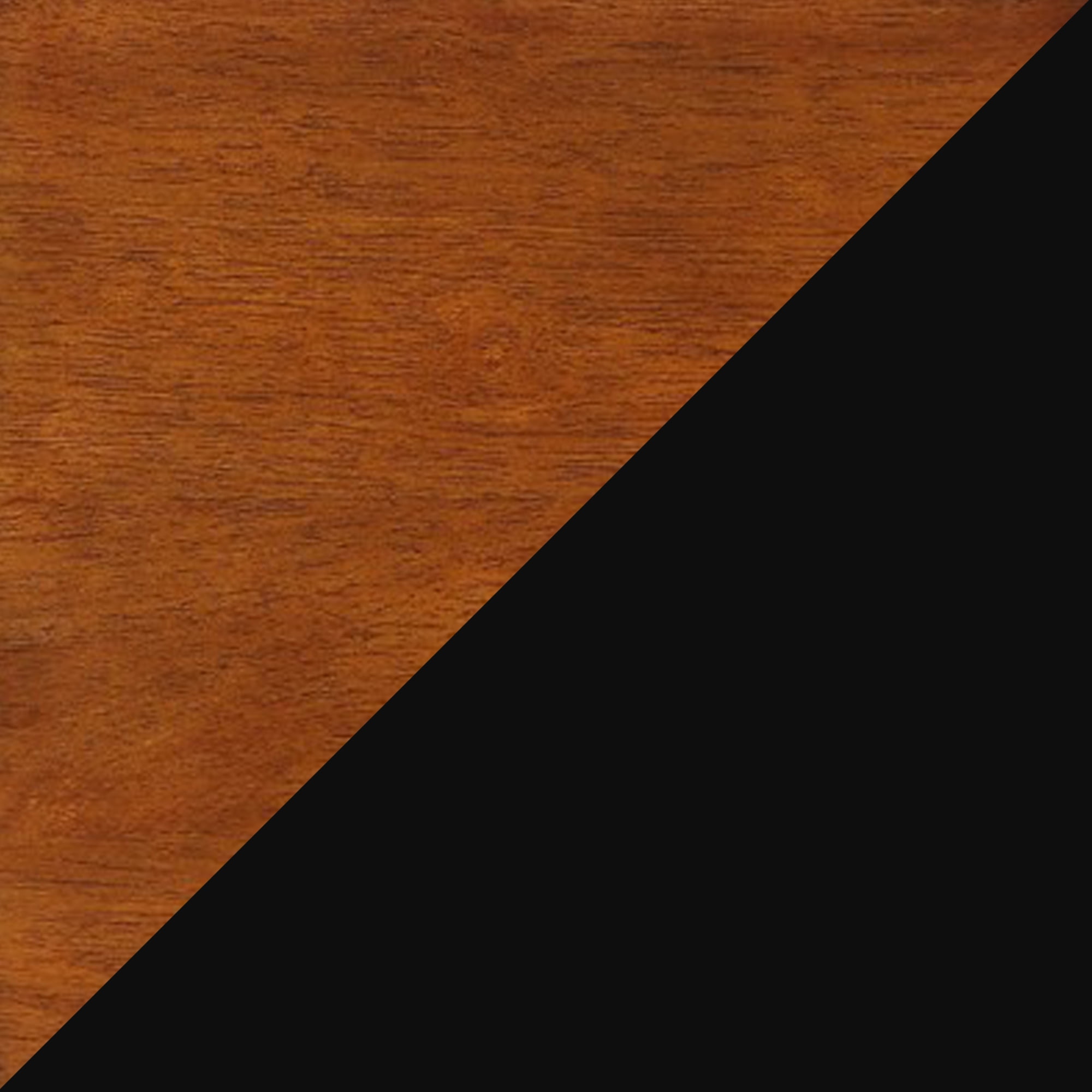 Convenience Concepts Oxford Coffee Table with Shelf, Cherry/Black - Image 3