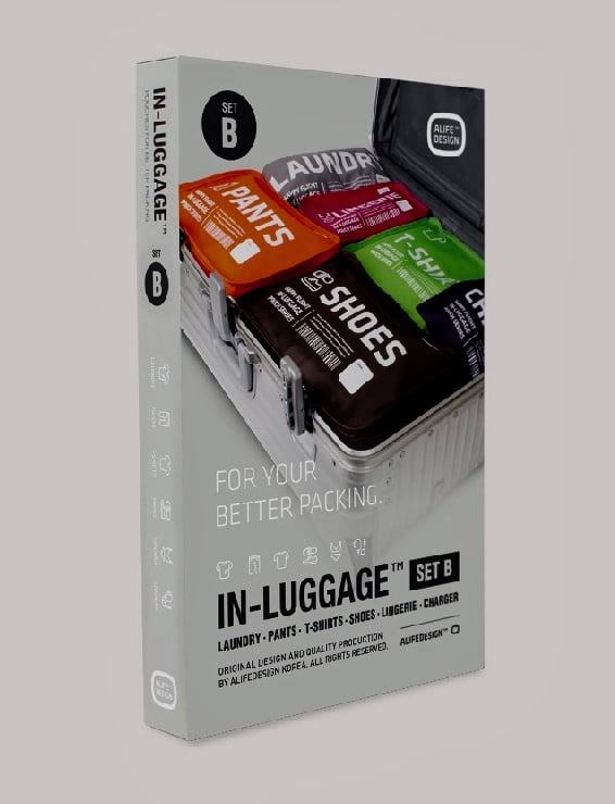 Alife Design Luggage Packing Cubes Organizers Set-B, Set of 6, Multi-colors - Image 5