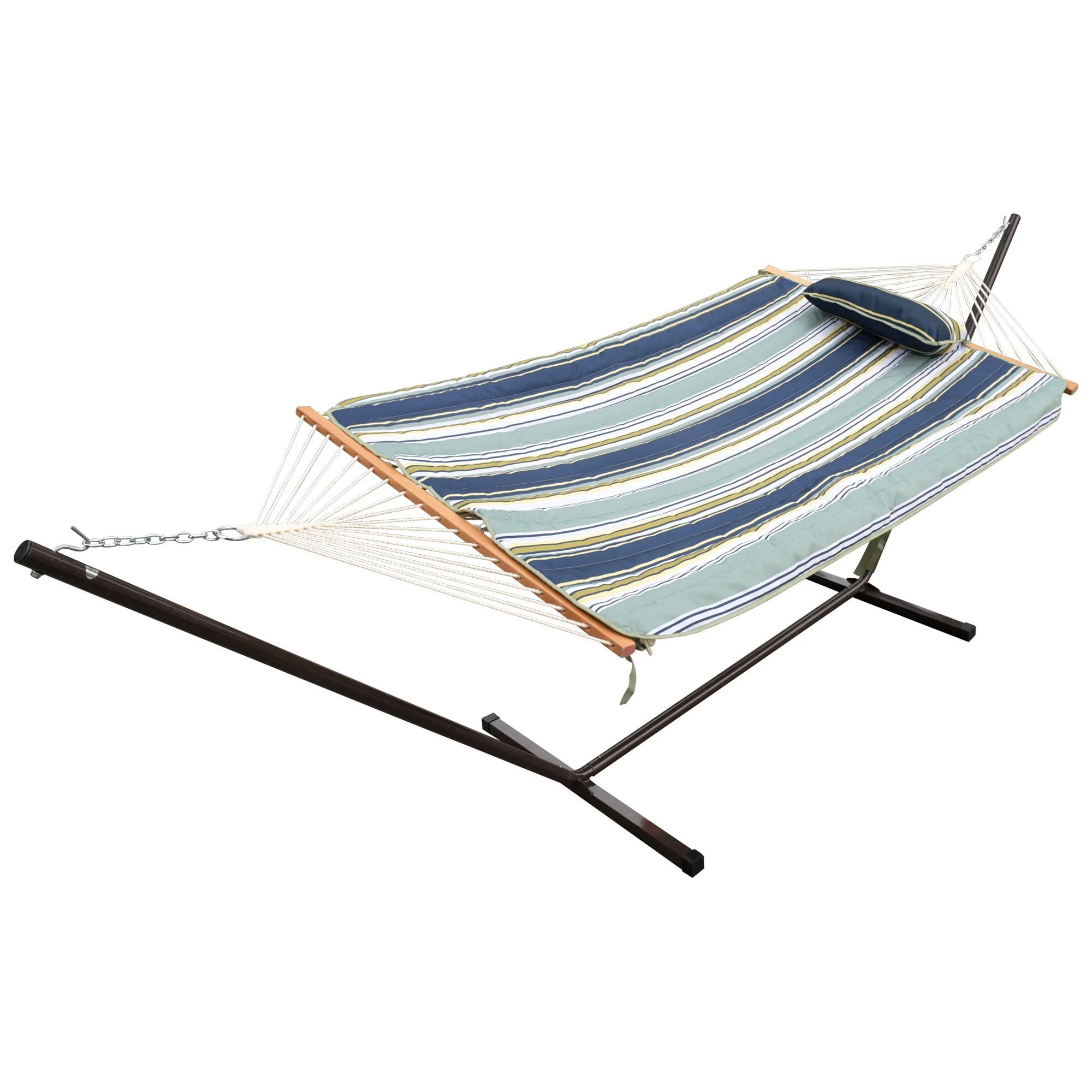 Island Retreat Coastal Stripe Pillow & Pad Set for Hammocks - Image 5